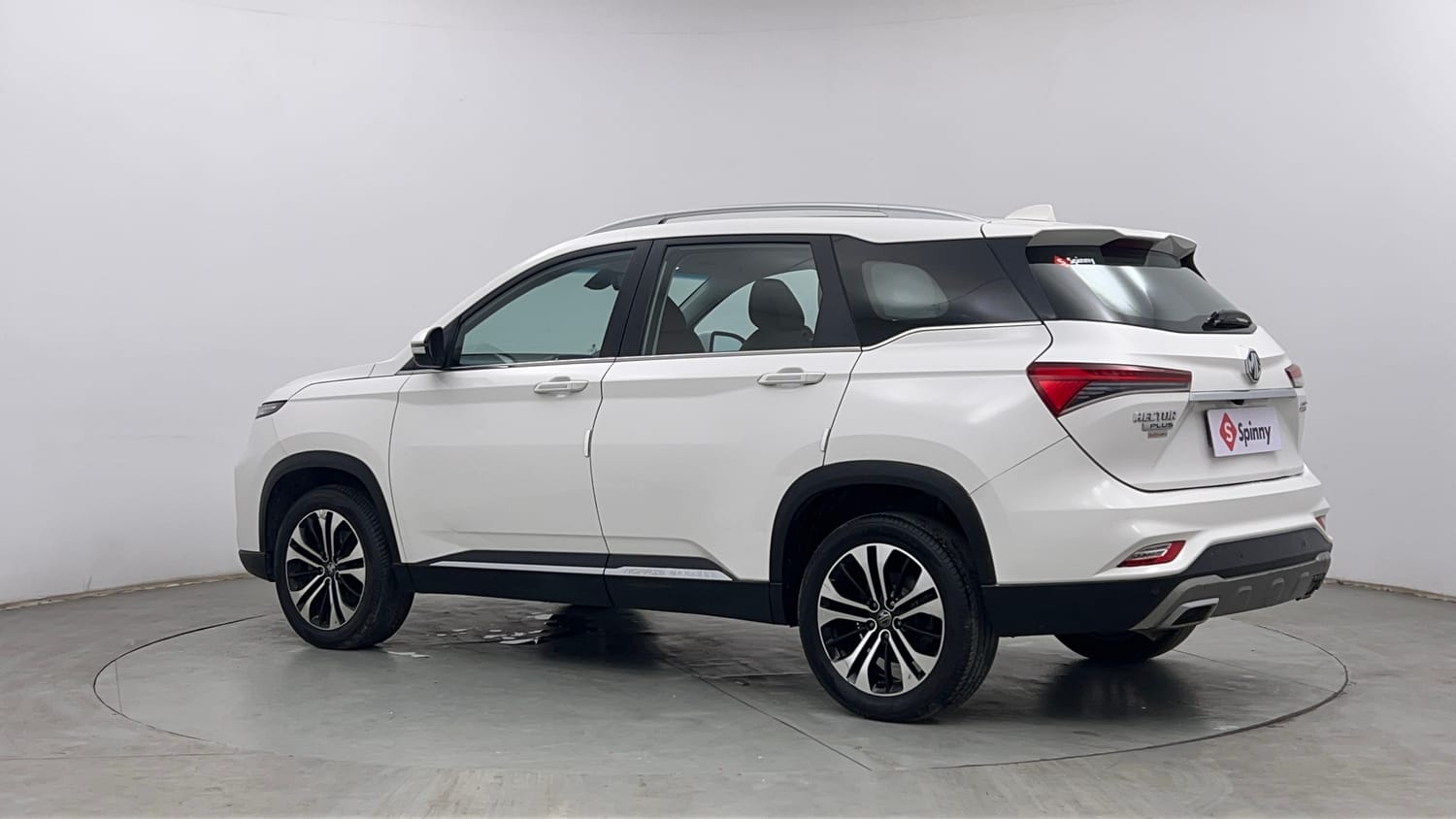 Used 2023 MG Motors Hector Plus Sharp 2.0 Diesel Turbo MT 6-STR Diesel Manual exterior LEFT REAR CORNER VIEW