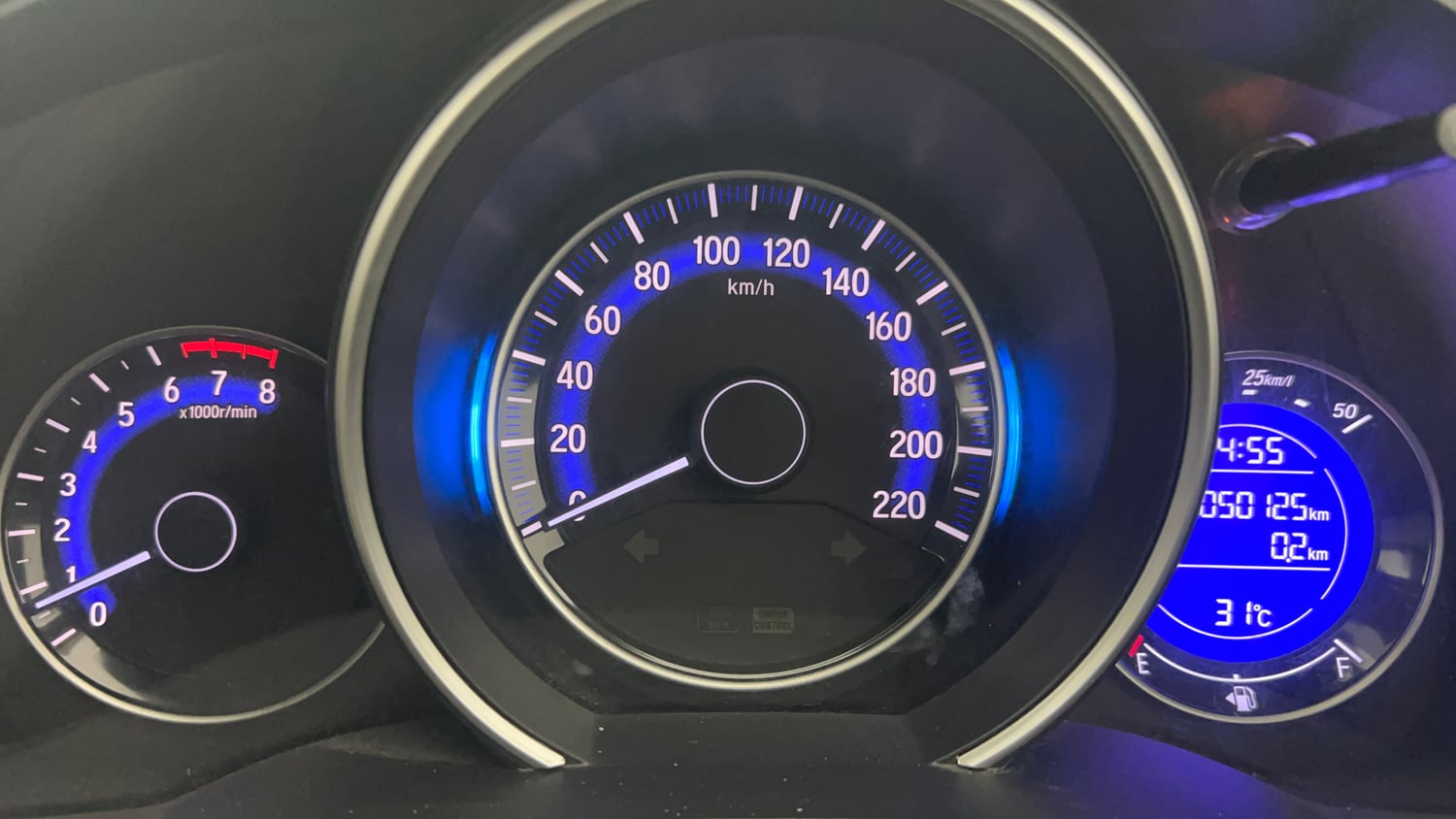 Used 2020 Honda Jazz ZX Petrol Manual interior CLUSTERMETER VIEW