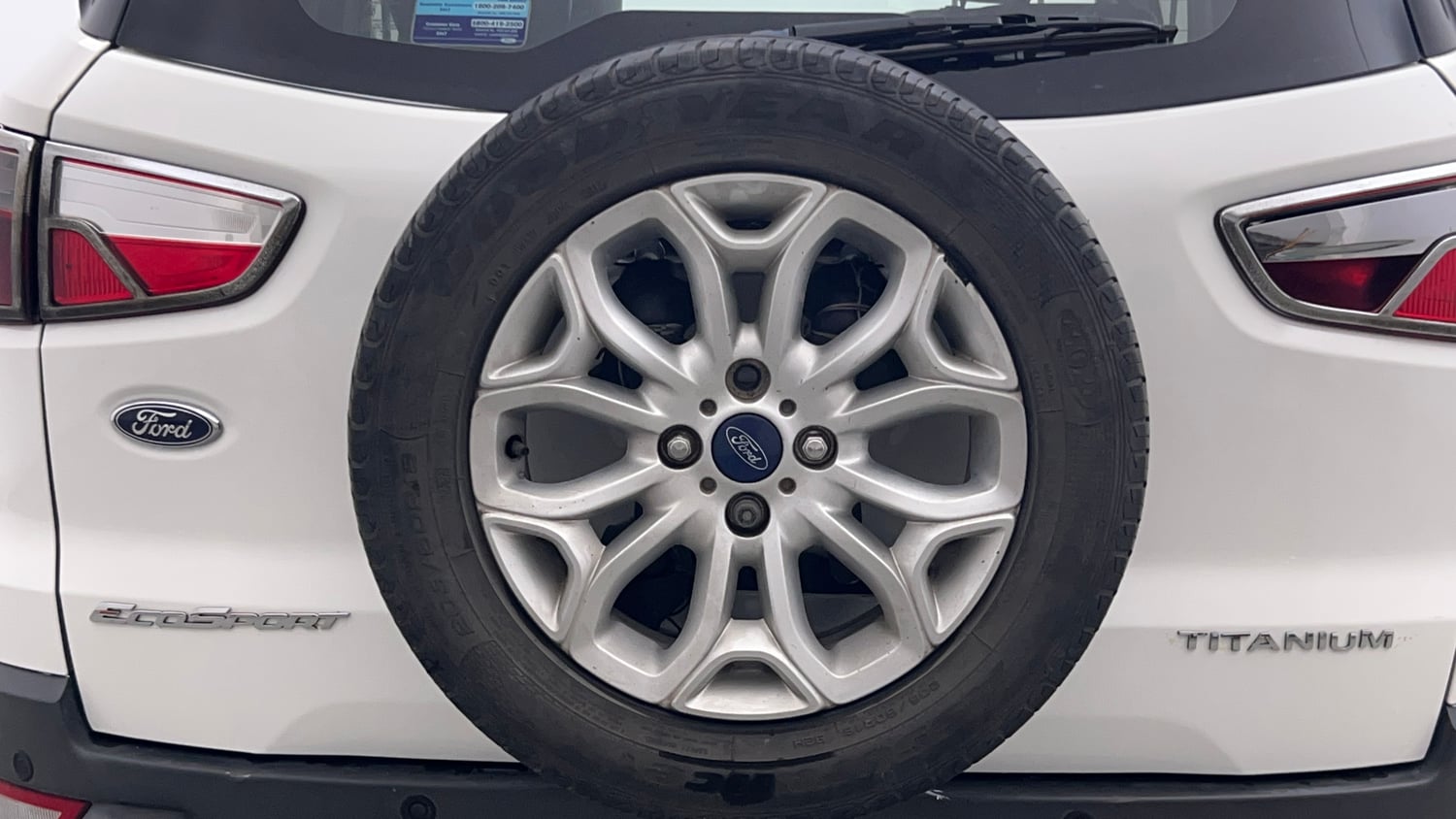Used 2017 Ford EcoSport Titanium 1.5L TDCi Diesel Manual tyres SPARE TYRE VIEW