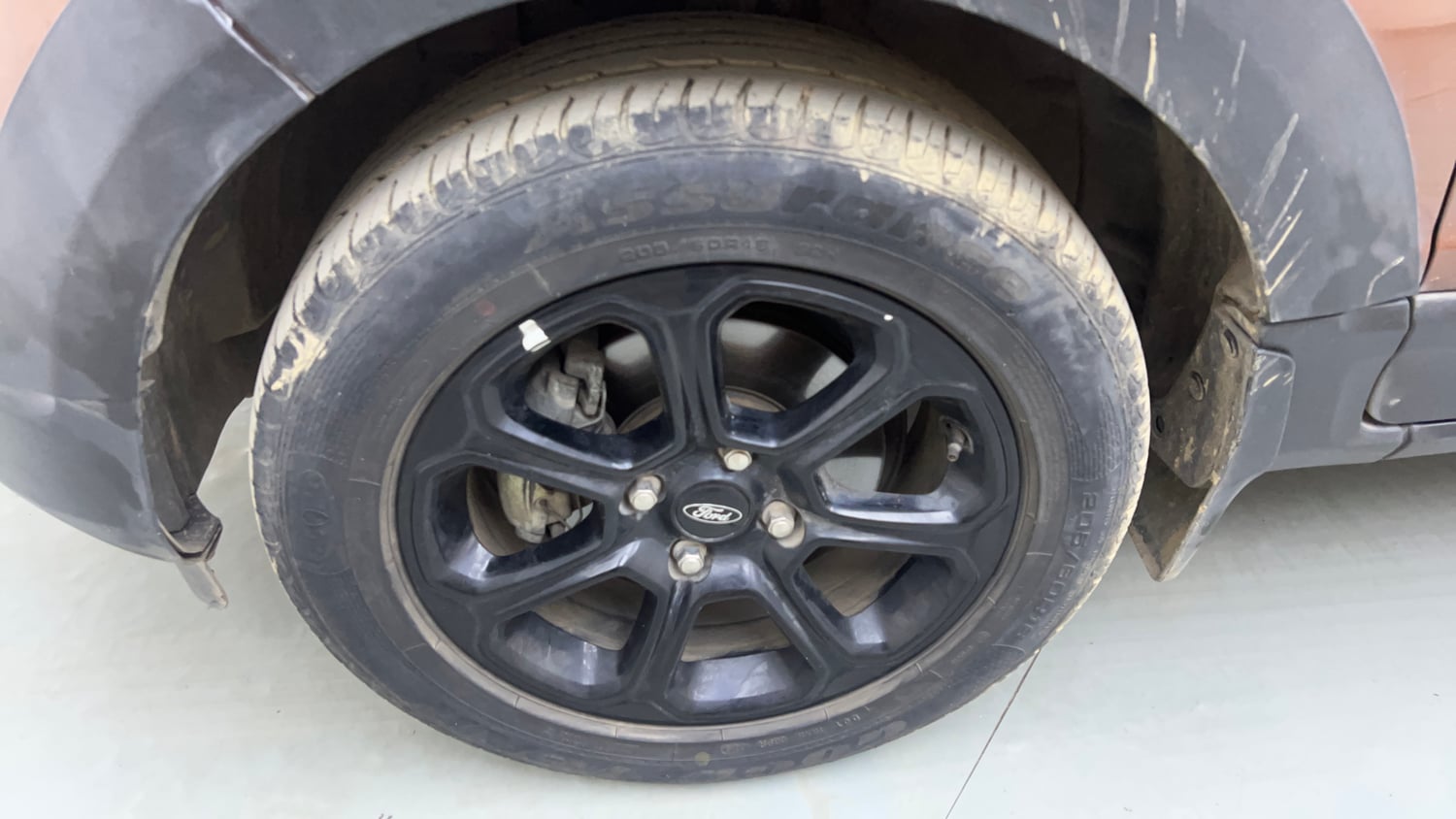 Used 2020 Ford EcoSport Thunder Edition Diesel Diesel Manual tyres LEFT FRONT TYRE RIM VIEW