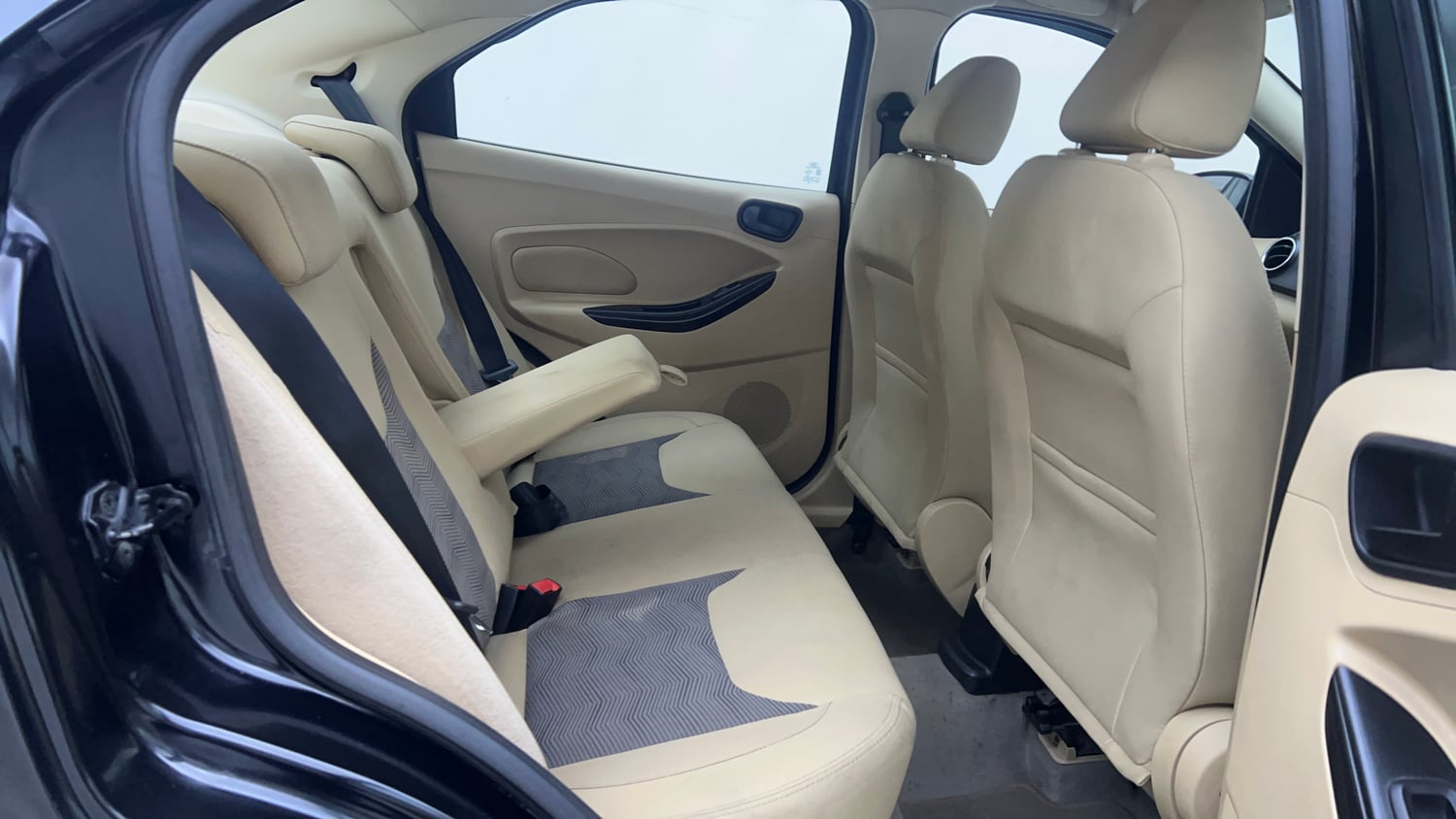 Used 2017 Ford Figo Aspire Titanium 1.2 Ti-VCT Petrol Manual interior RIGHT SIDE REAR DOOR CABIN VIEW