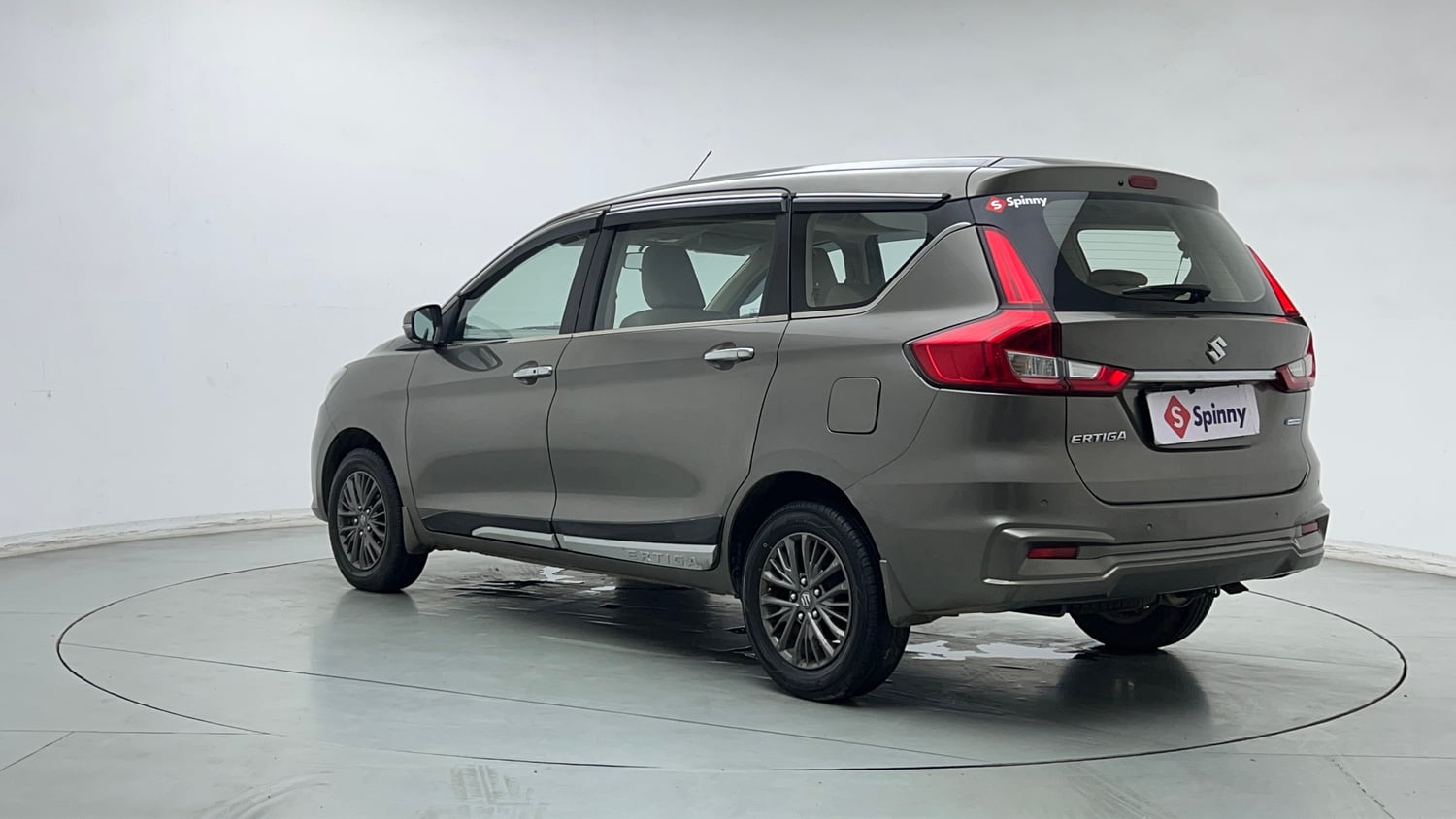 Used 2021 Maruti Suzuki New Ertiga ZXi Plus Petrol Manual exterior LEFT REAR CORNER VIEW