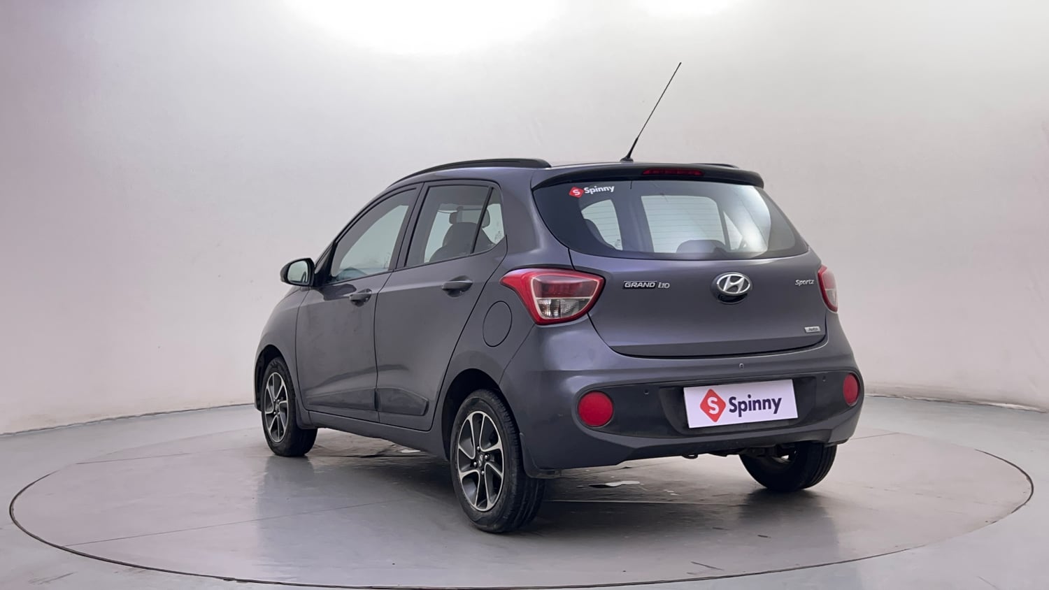 Used 2017 Hyundai Grand i10 Sportz (O) AT 1.2 Kappa VTVT Petrol Automatic exterior LEFT REAR CORNER VIEW