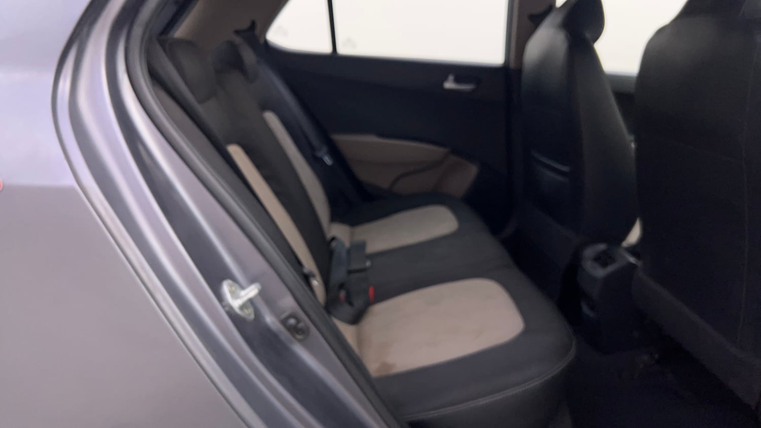 Used 2017 Hyundai Grand i10 Sportz (O) AT 1.2 Kappa VTVT Petrol Automatic interior RIGHT SIDE REAR DOOR CABIN VIEW