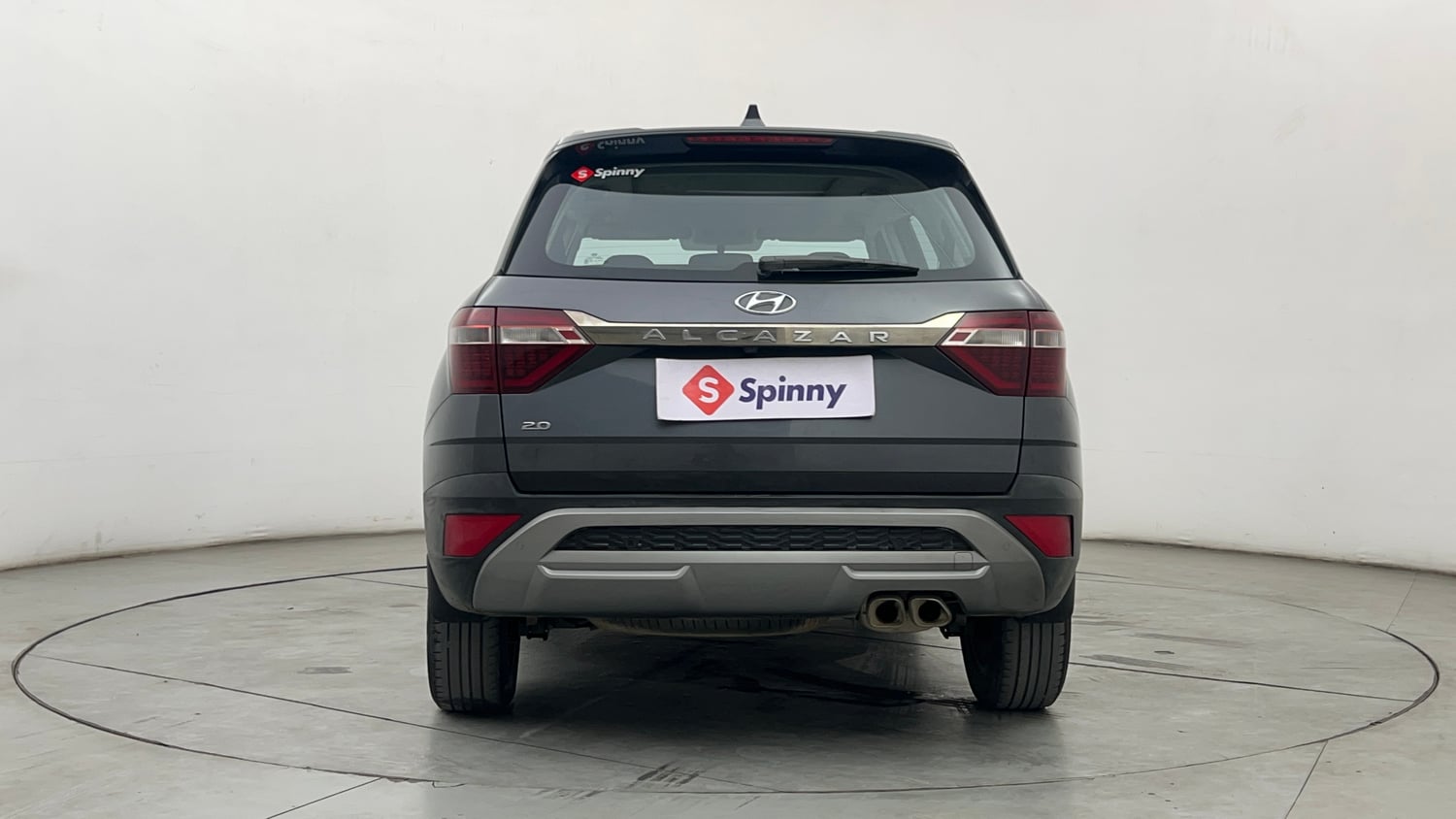 Used 2022 Hyundai Alcazar Prestige 7 STR 2.0 Petrol Petrol Manual exterior BACK VIEW