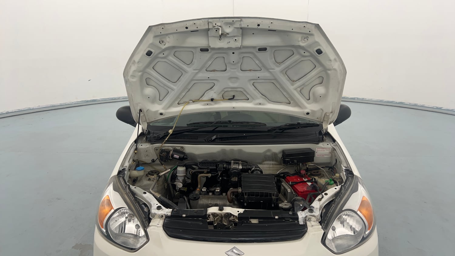 Used 2018 Maruti Suzuki Alto 800 VXi Petrol Manual engine ENGINE & BONNET OPEN FRONT VIEW