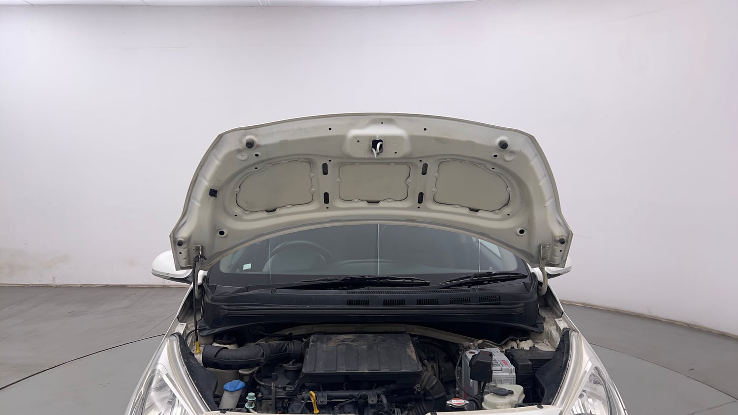 Used 2018 Hyundai Grand i10 Sportz 1.2 Kappa VTVT Petrol Manual engine ENGINE & BONNET OPEN FRONT VIEW