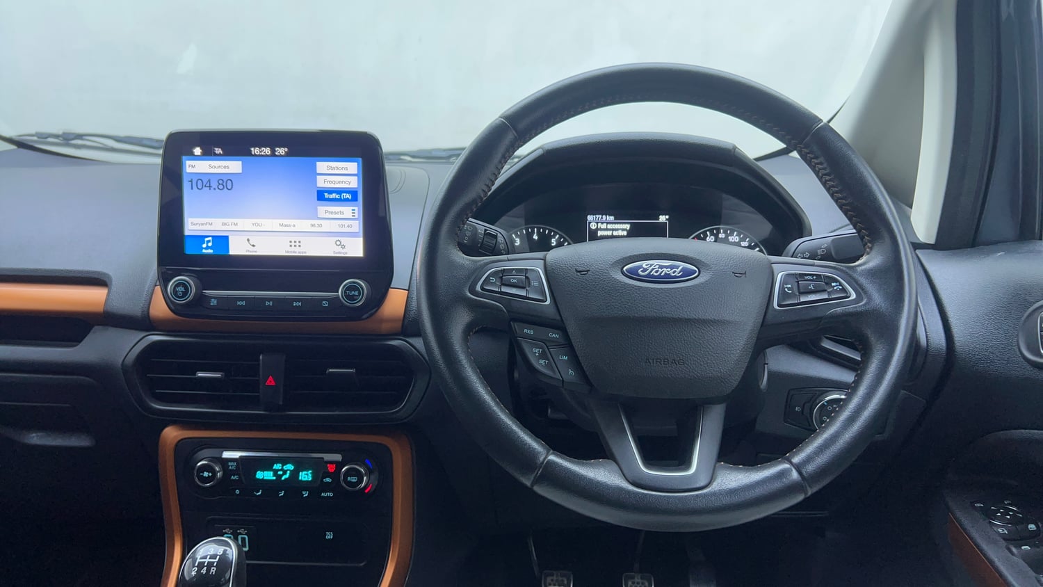 Used 2020 Ford EcoSport S MT 1.5 Ti-VCT Petrol Manual interior STEERING VIEW