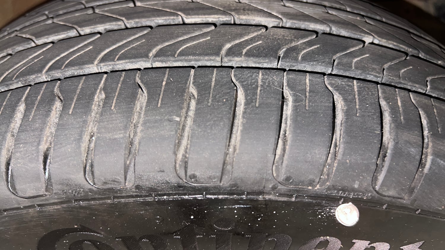 Used 2021 Honda City VX CVT Petrol Petrol Automatic tyres RIGHT FRONT TYRE TREAD VIEW