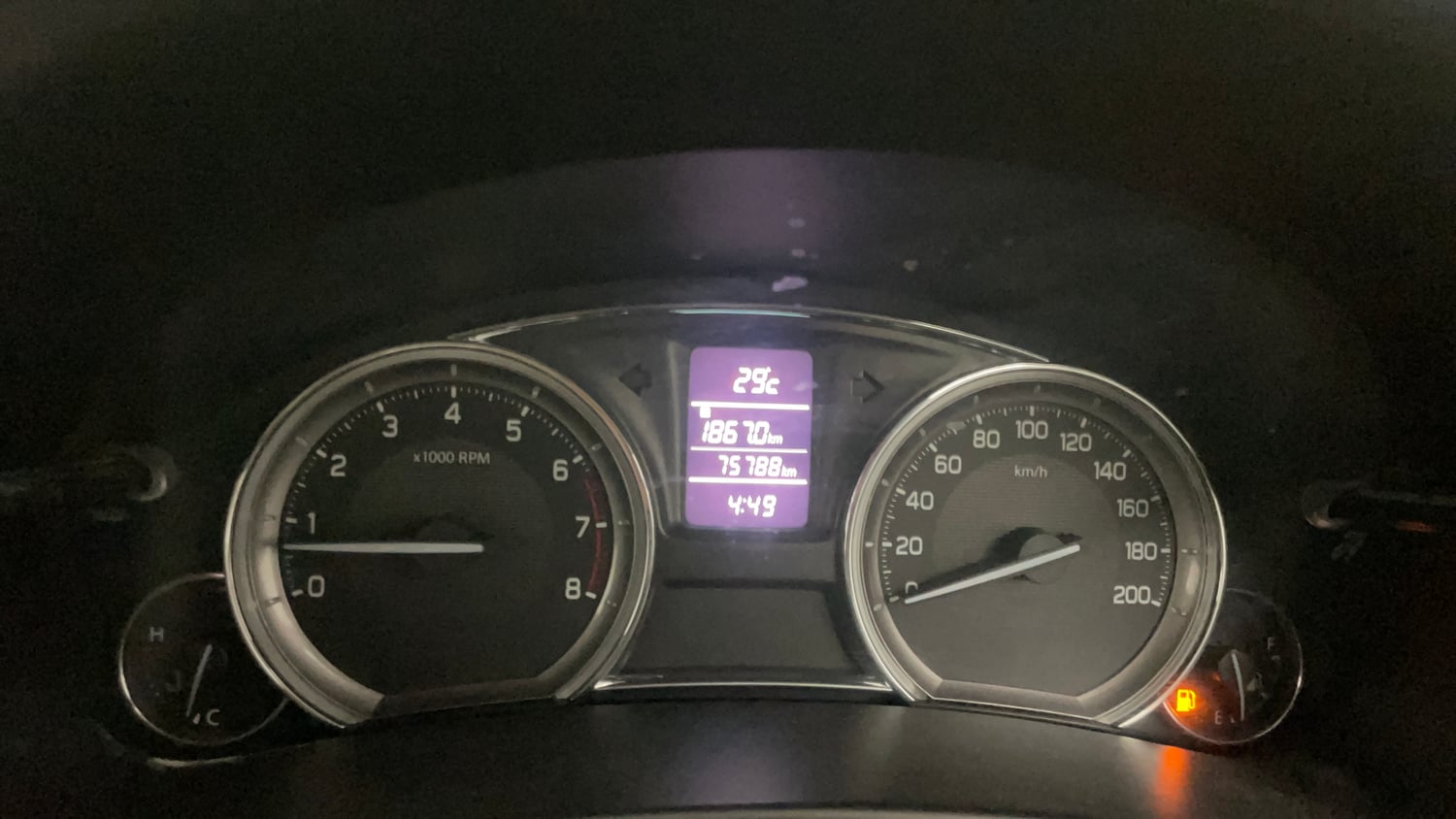 Used 2017 Maruti Suzuki Ciaz Alpha 1.4 MT Petrol Manual interior CLUSTERMETER VIEW