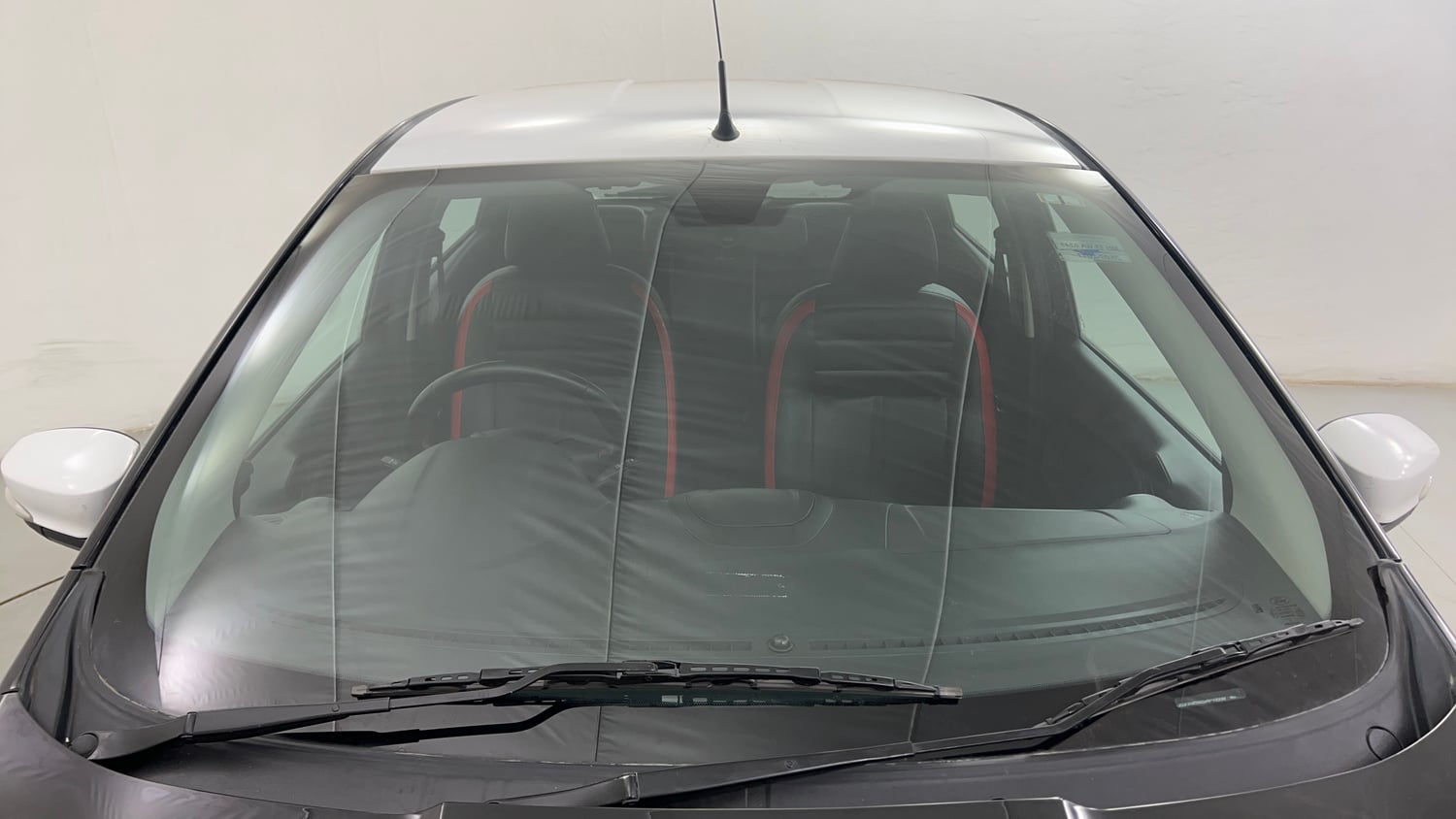 Used 2017 Ford Figo Titanium 1.2 Ti-VCT Petrol Manual exterior FRONT WINDSHIELD VIEW