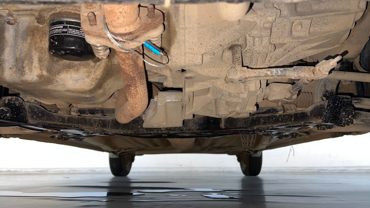 Used 2021 Maruti Suzuki Wagon R LXi (O) 1.0 CNG Cng Manual extra FRONT LEFT UNDERBODY VIEW