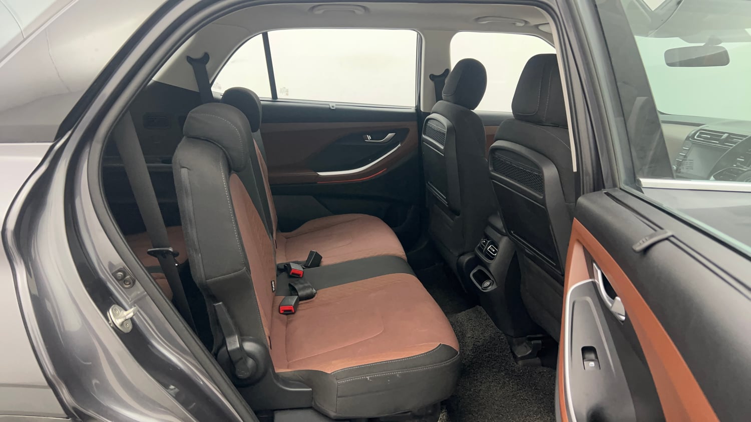 Used 2022 Hyundai Alcazar Prestige 7 STR 2.0 Petrol Petrol Manual interior RIGHT SIDE REAR DOOR CABIN VIEW