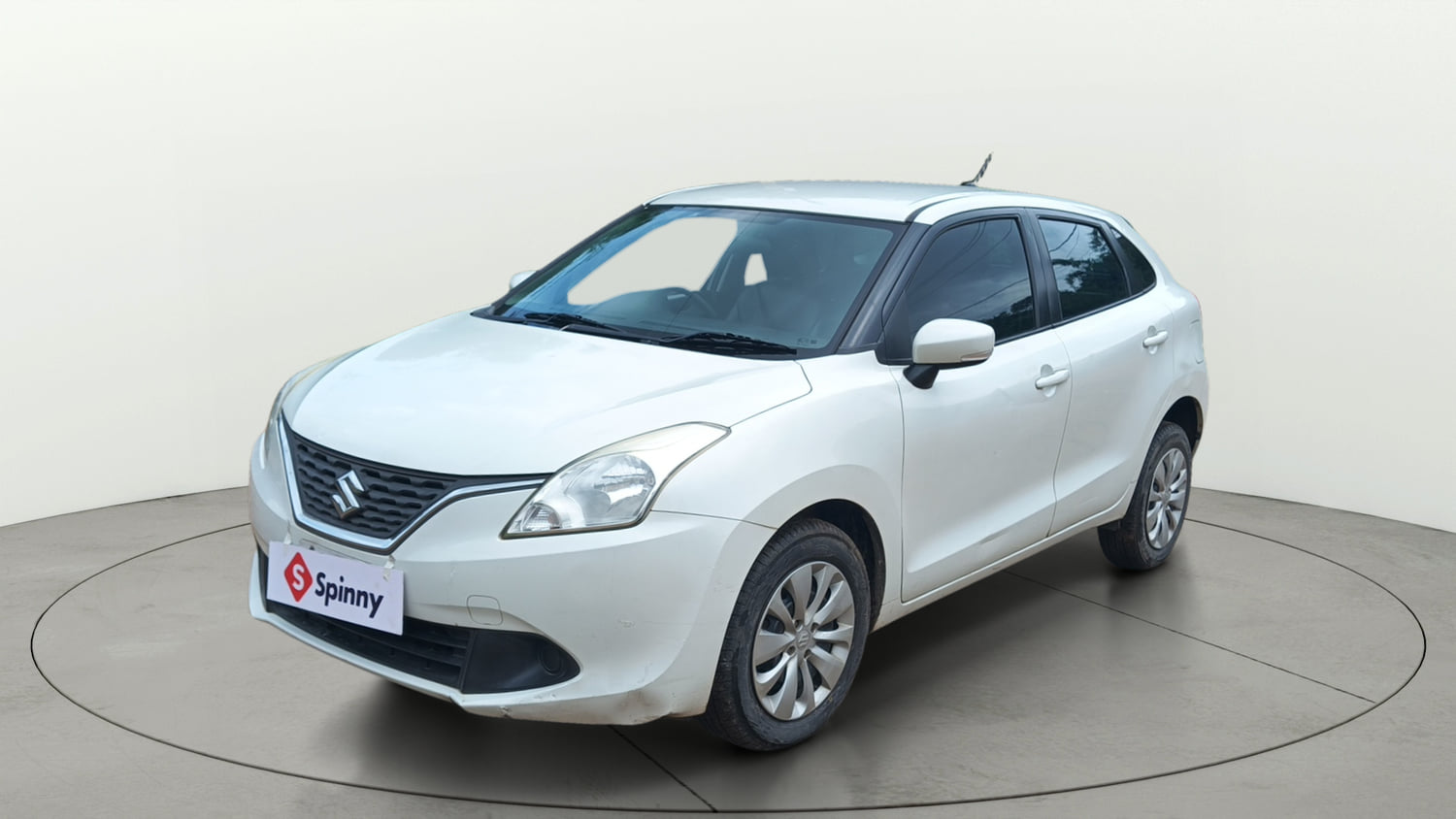 Used 2017 Maruti Suzuki Baleno Delta 1.2 Petrol Manual exterior LEFT FRONT CORNER VIEW
