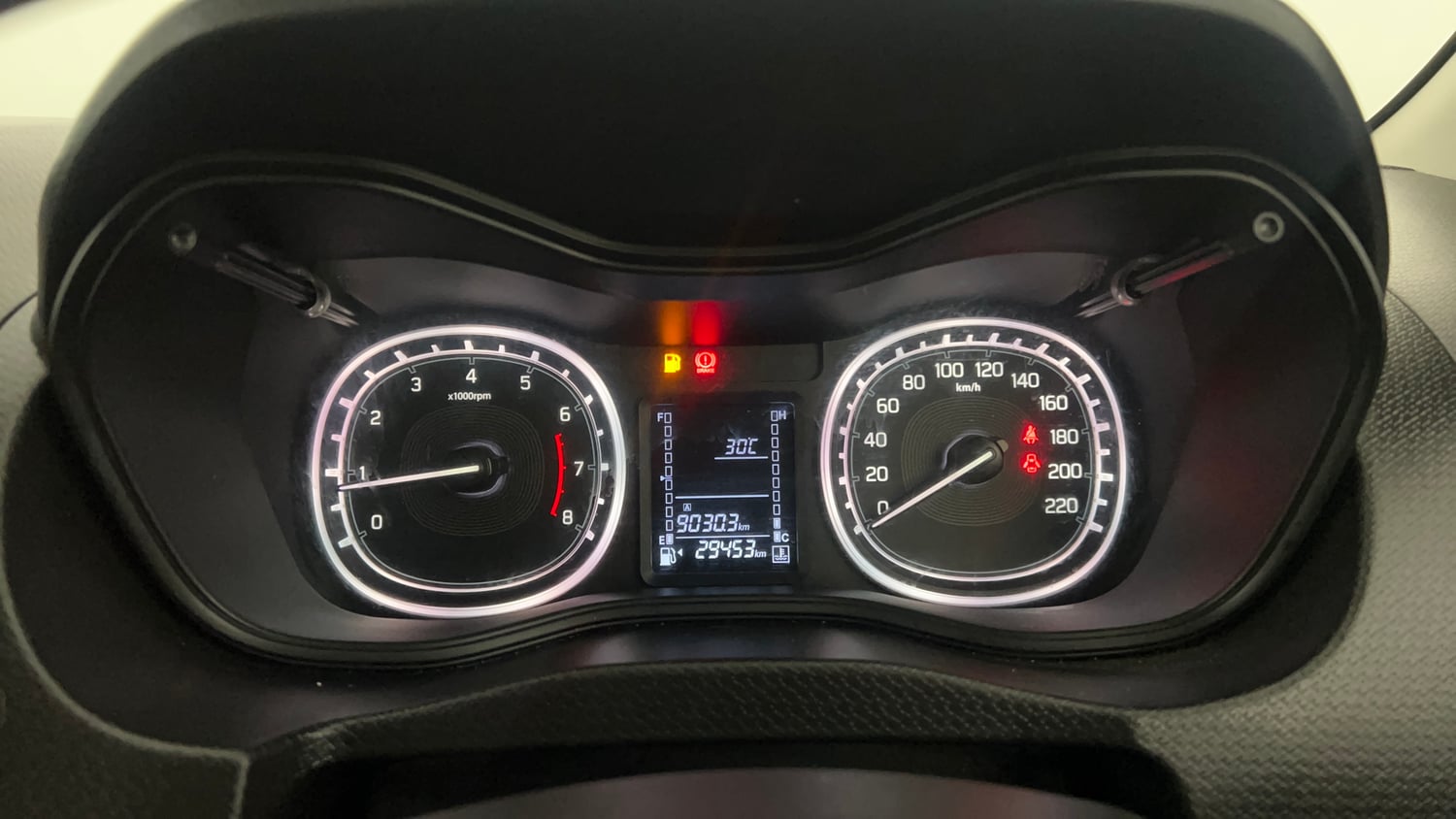 Used 2022 Toyota Urban Cruiser High Grade MT Petrol Manual interior CLUSTERMETER VIEW