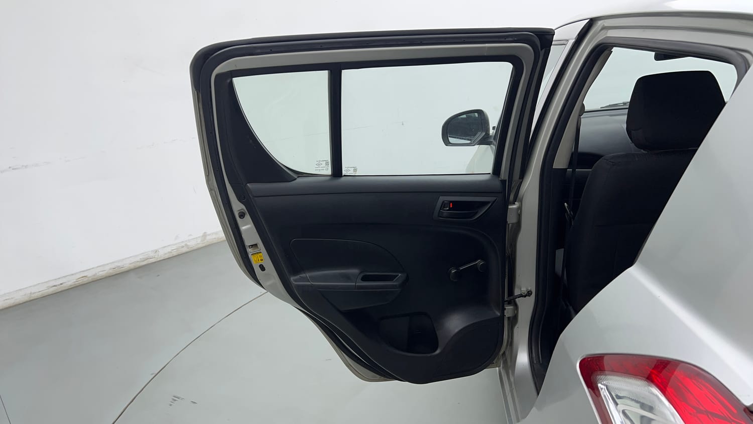 Used 2013 Maruti Suzuki Swift LXi Petrol Manual interior LEFT REAR DOOR OPEN VIEW