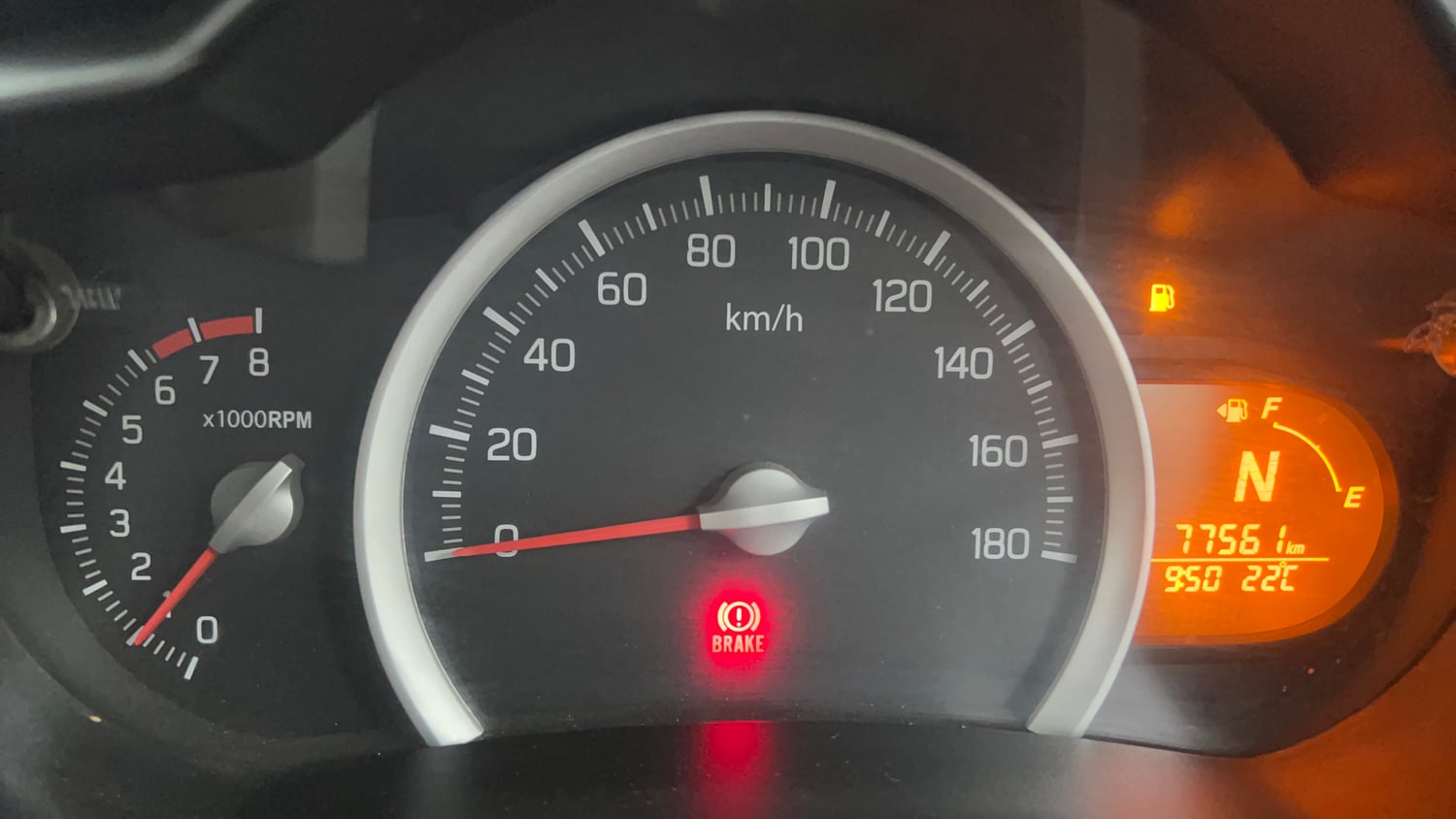 Used 2015 Maruti Suzuki Celerio VXi AMT Petrol Automatic interior CLUSTERMETER VIEW