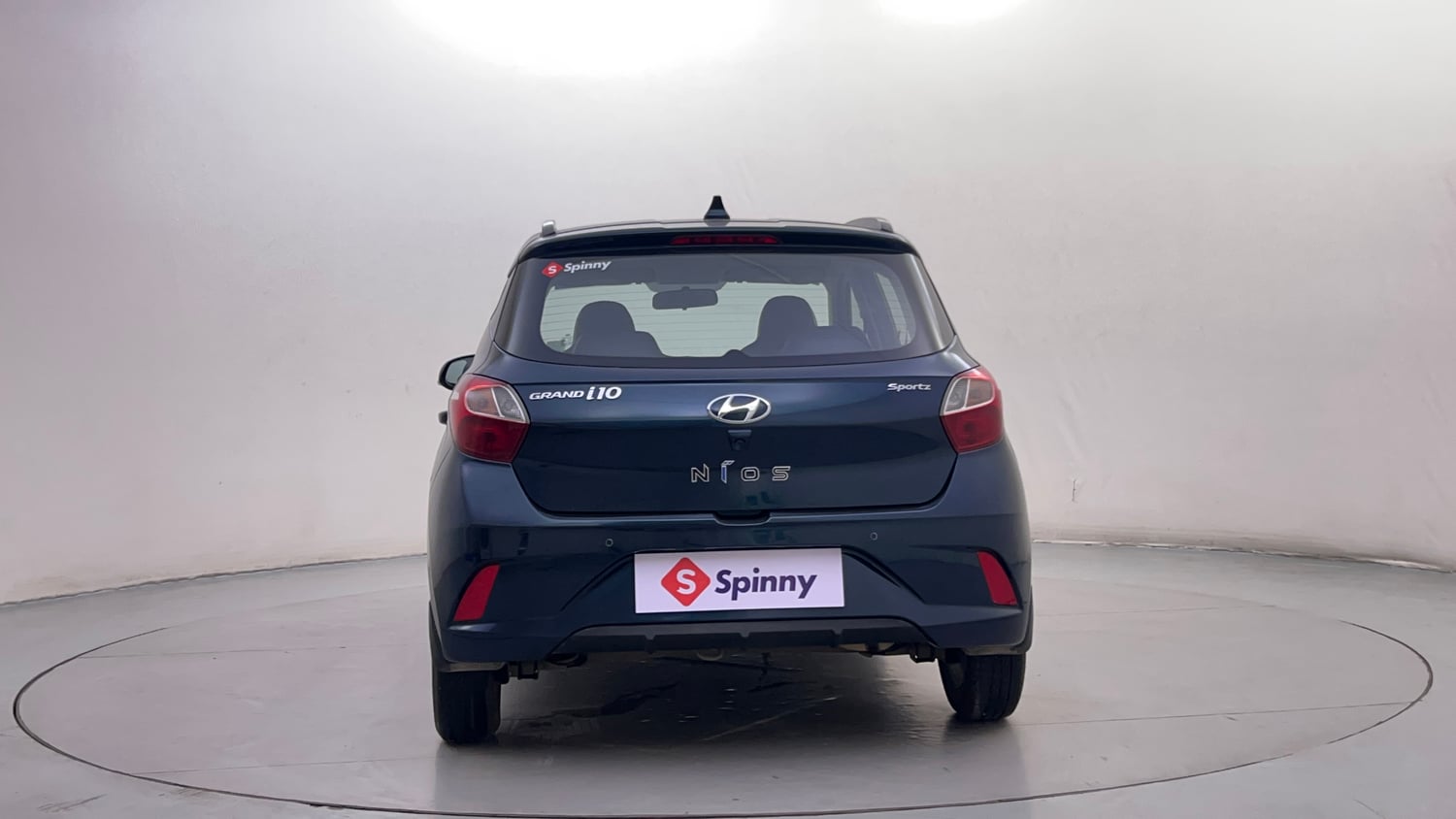 Used 2021 Hyundai Grand i10 Nios Sportz AMT 1.2 Kappa VTVT Petrol Automatic exterior BACK VIEW