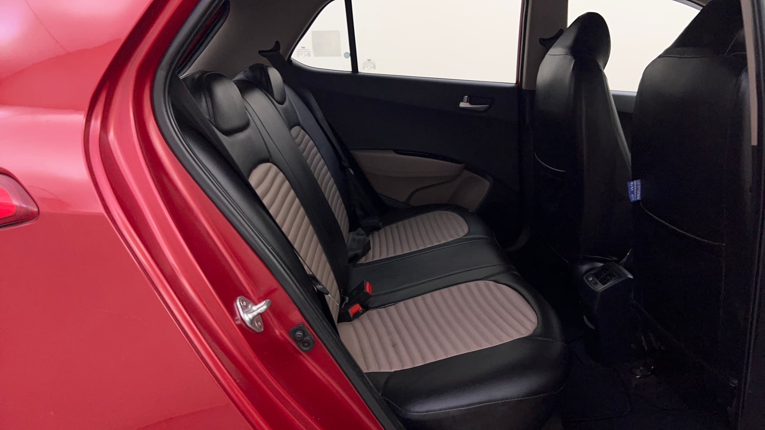 Used 2018 Hyundai Grand i10 Sportz 1.2 Kappa VTVT Petrol Manual interior RIGHT SIDE REAR DOOR CABIN VIEW