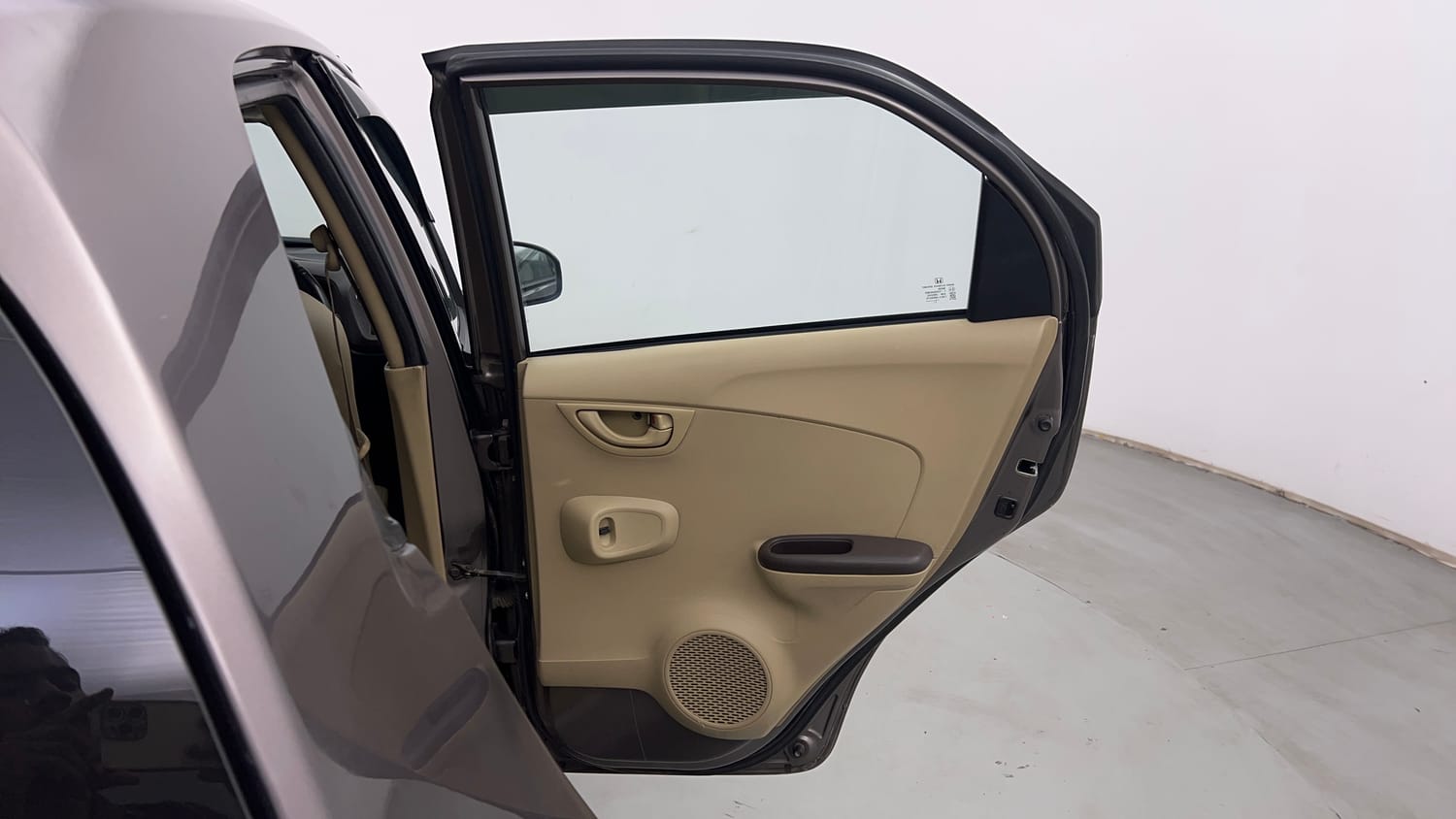 Used 2013 Honda Brio S MT Petrol Manual interior RIGHT REAR DOOR OPEN VIEW