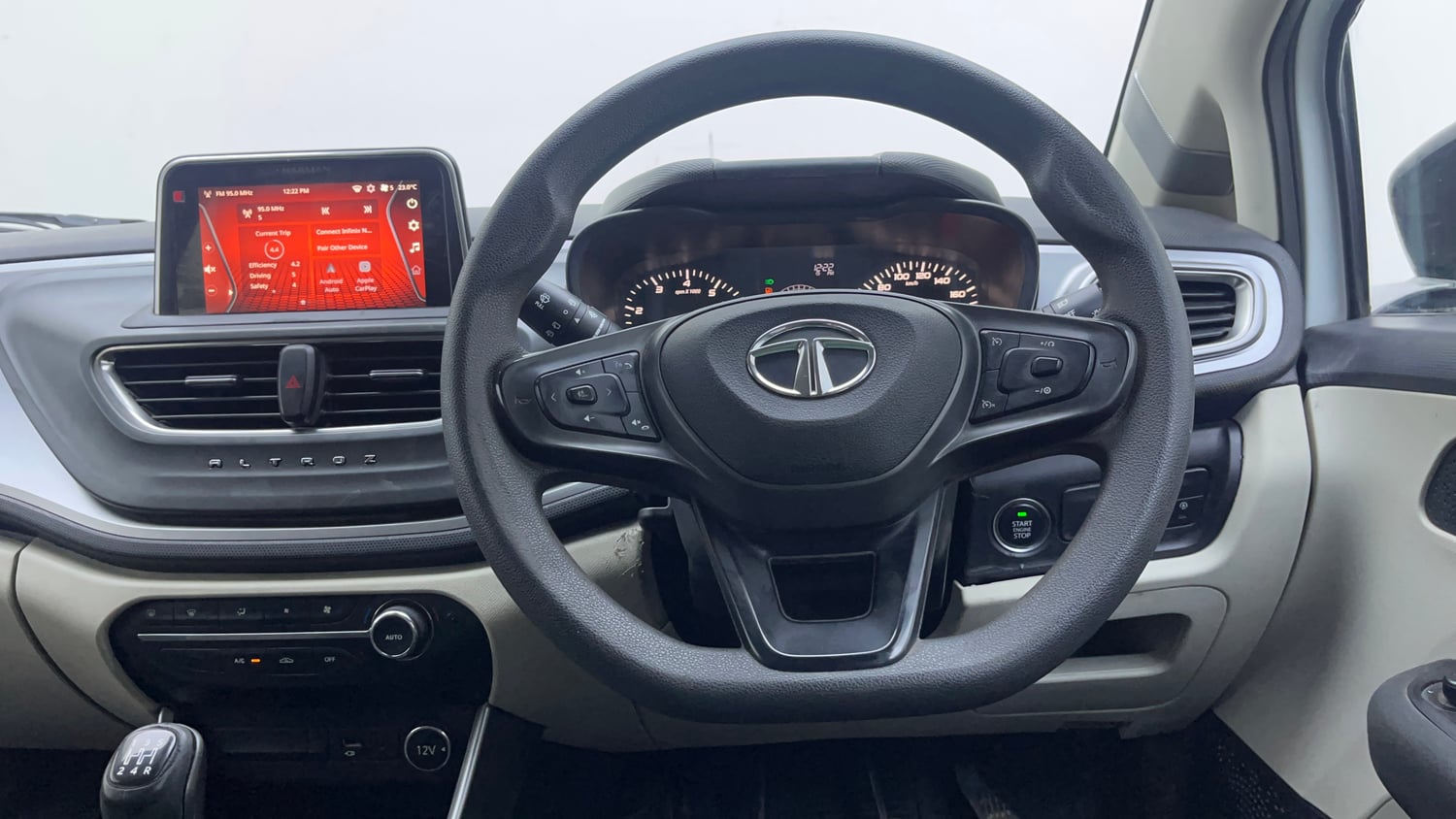 Used 2022 Tata Altroz XZ Petrol Petrol Manual interior STEERING VIEW