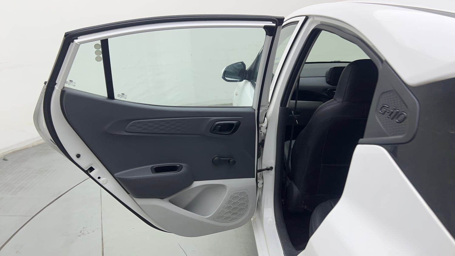 Used 2024 Hyundai Grand i10 Nios Era 1.2 Kappa Petrol Manual interior LEFT REAR DOOR OPEN VIEW