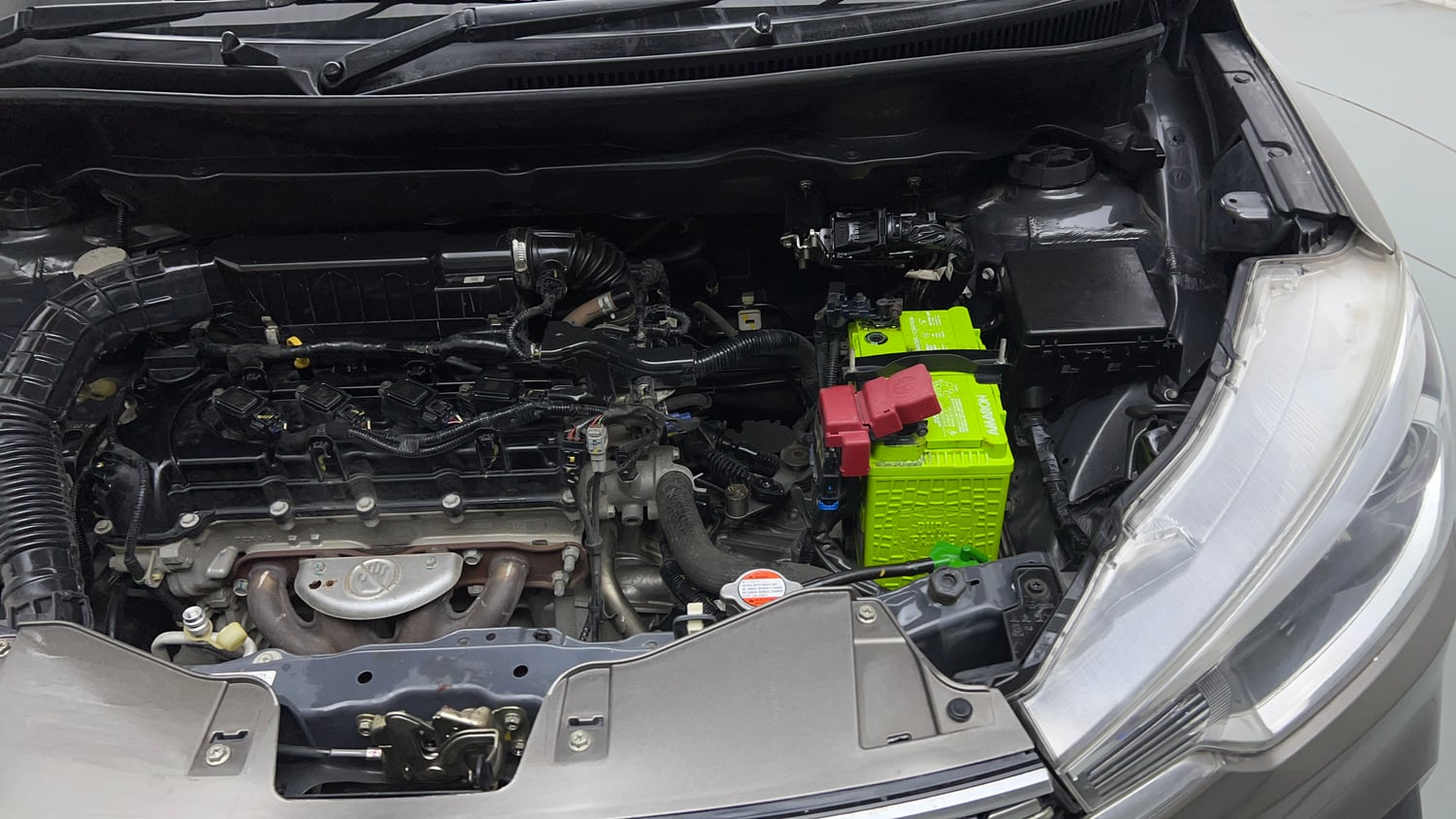 Used 2021 Maruti Suzuki New Ertiga ZXi Plus Petrol Manual engine ENGINE LEFT SIDE VIEW