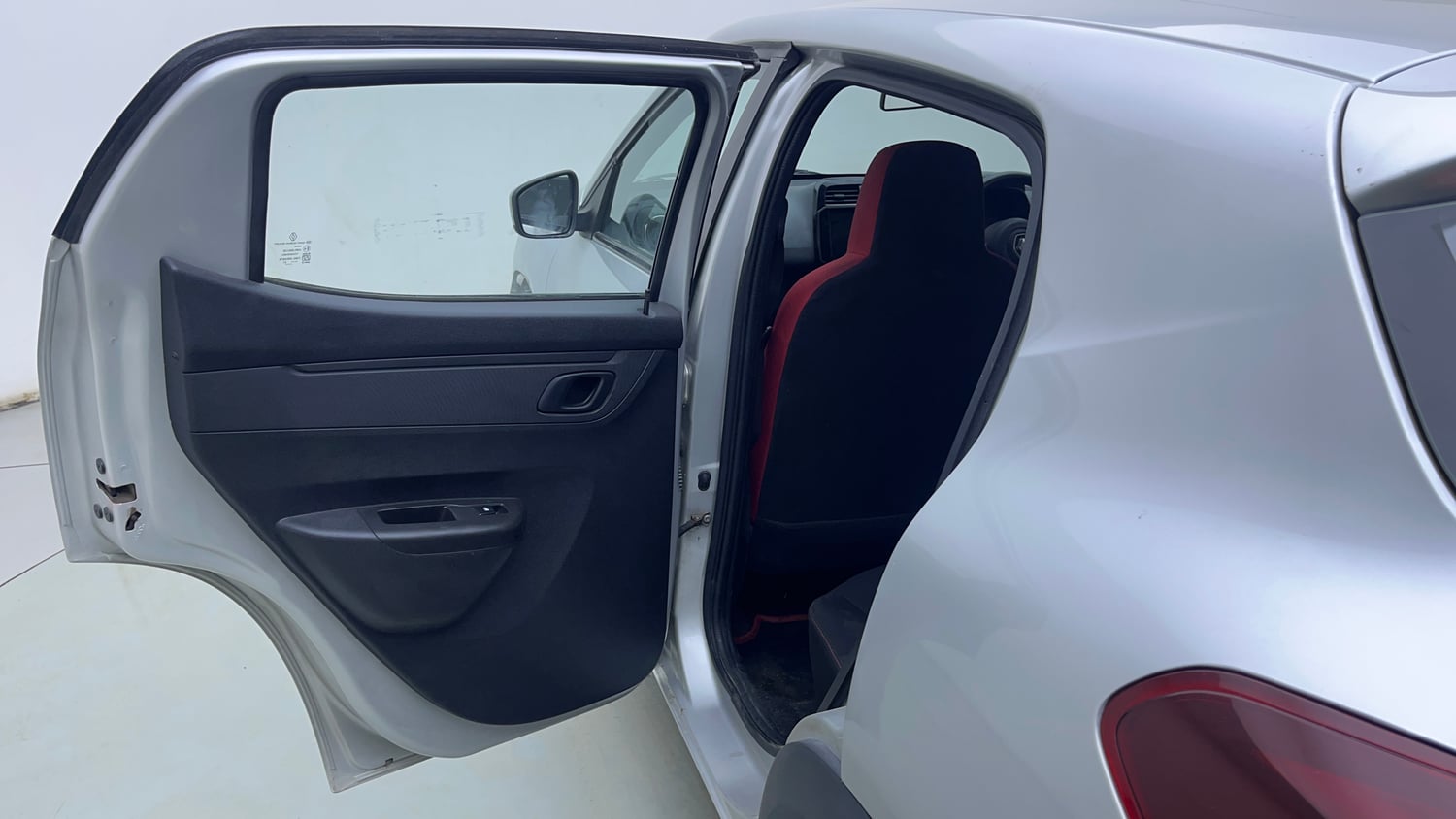 Used 2021 Renault Kwid RXT 1.0 Opt Petrol Manual interior LEFT REAR DOOR OPEN VIEW