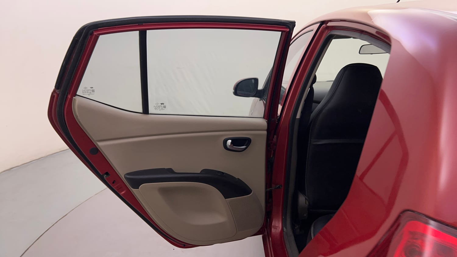 Used 2013 Hyundai i10 Sportz 1.2 AT Kappa2 Petrol Automatic interior LEFT REAR DOOR OPEN VIEW