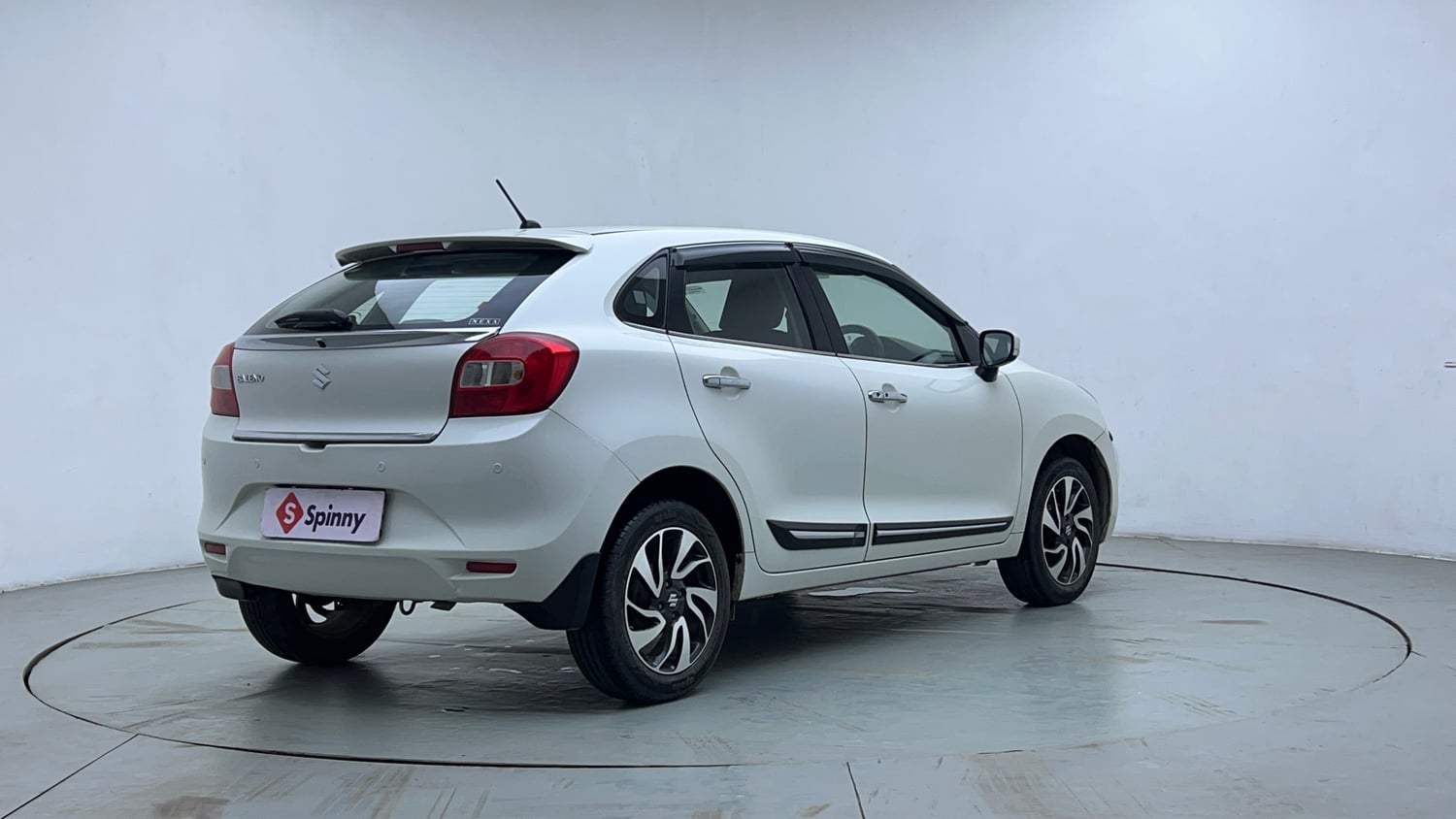 Used 2019 Maruti Suzuki Baleno Zeta Petrol Manual exterior RIGHT REAR CORNER VIEW