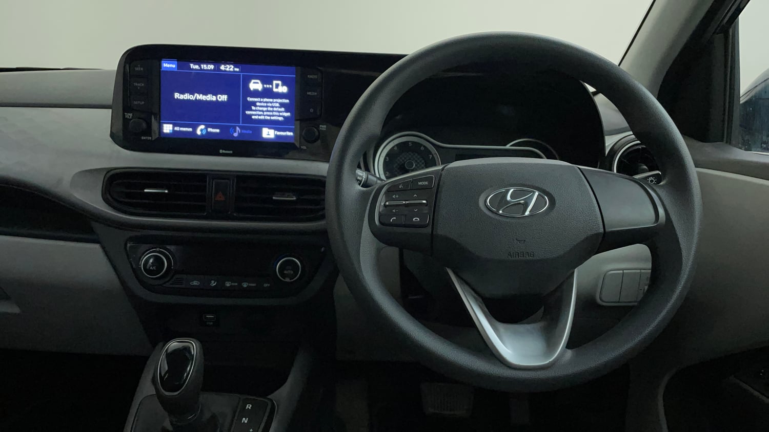Used 2022 Hyundai Grand i10 Nios Sportz AMT 1.2 Kappa VTVT Petrol Automatic interior STEERING VIEW