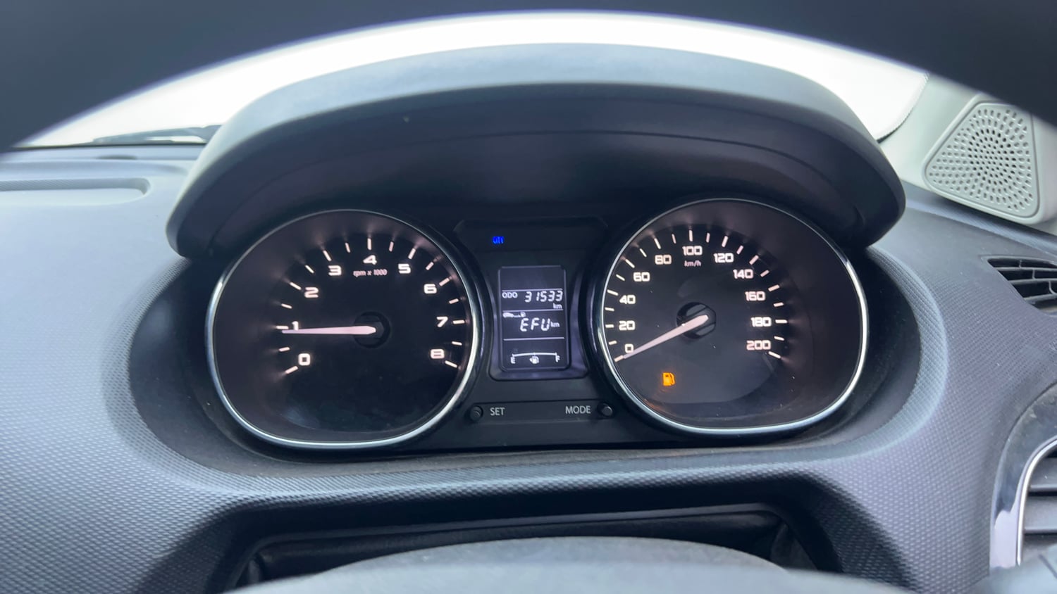 Used 2019 Tata Tiago Revotron XZ w/o Alloy Petrol Manual interior CLUSTERMETER VIEW