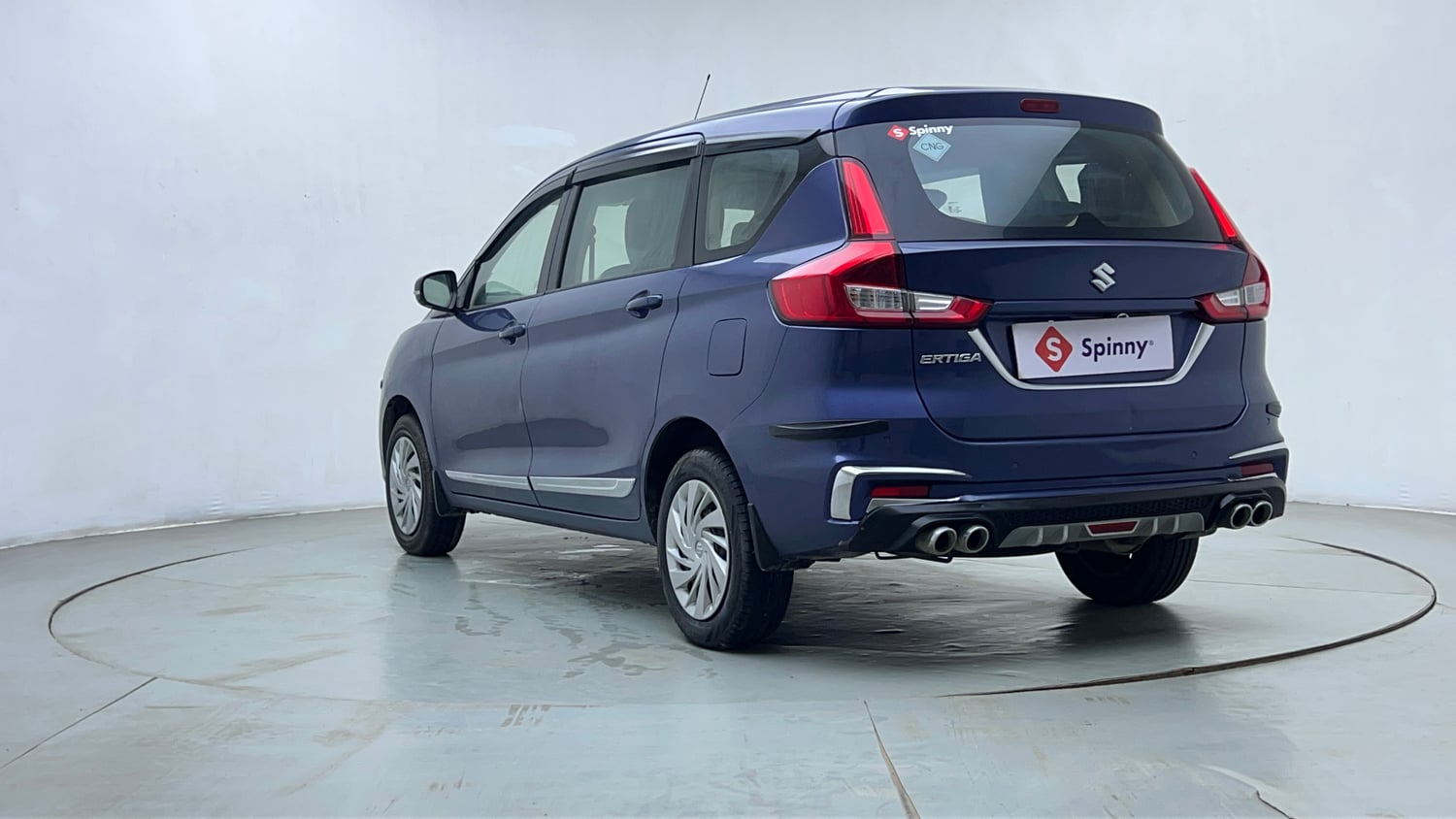 Used 2021 Maruti Suzuki Ertiga VXi CNG Cng Manual exterior LEFT REAR CORNER VIEW