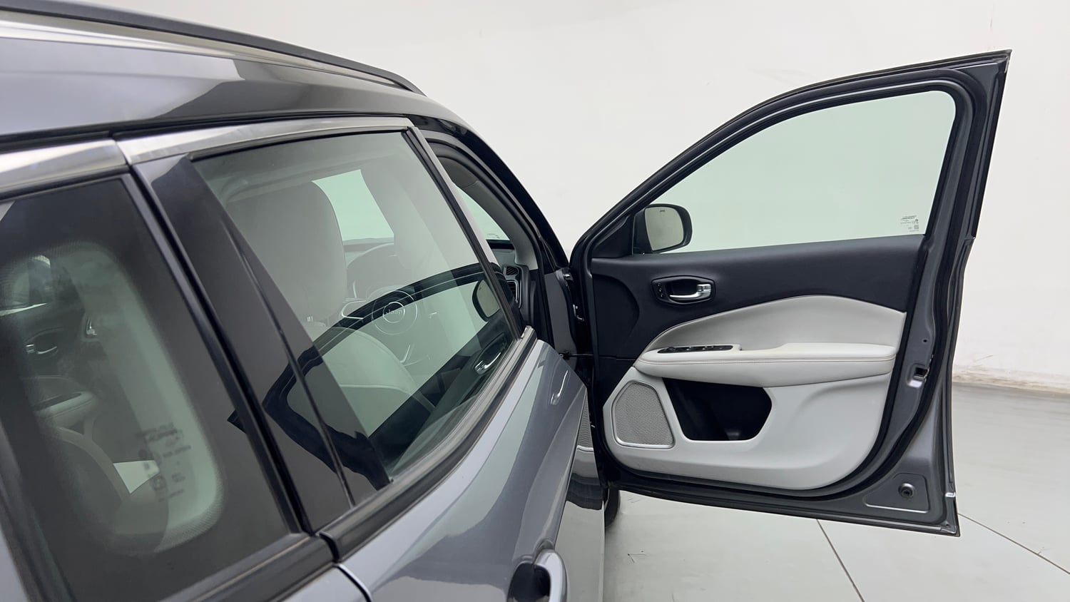 Used 2019 Jeep Compass Limited Plus Petrol AT Petrol Automatic interior RIGHT FRONT DOOR OPEN VIEW