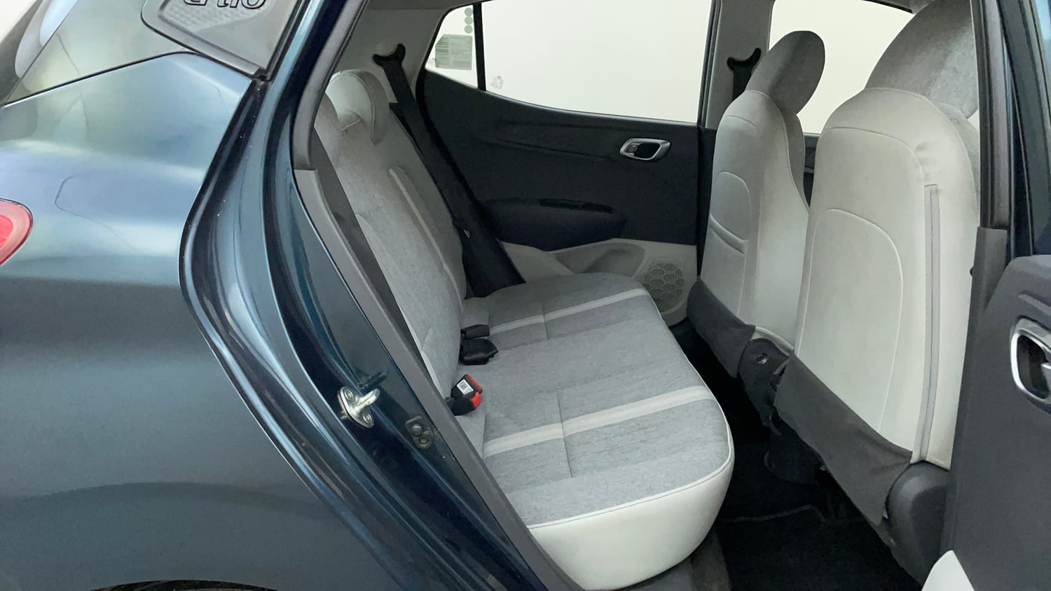 Used 2022 Hyundai Grand i10 Nios Sportz AMT 1.2 Kappa VTVT Petrol Automatic interior RIGHT SIDE REAR DOOR CABIN VIEW