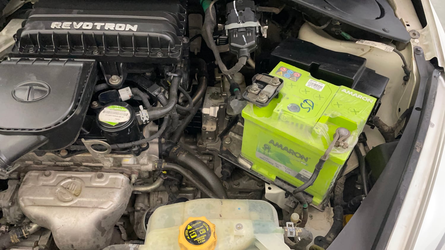 Used 2017 Tata Tiago Revotron XZA Petrol Automatic engine ENGINE LEFT SIDE VIEW