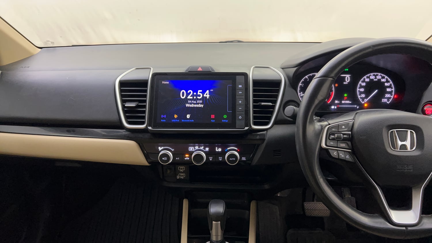 Used 2021 Honda City VX CVT Petrol Petrol Automatic interior MUSIC SYSTEM & AC CONTROL VIEW