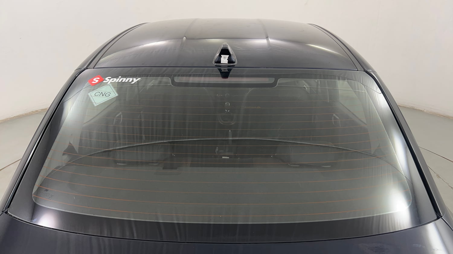 Used 2024 Hyundai Aura SX 1.2 CNG Cng Manual exterior BACK WINDSHIELD VIEW