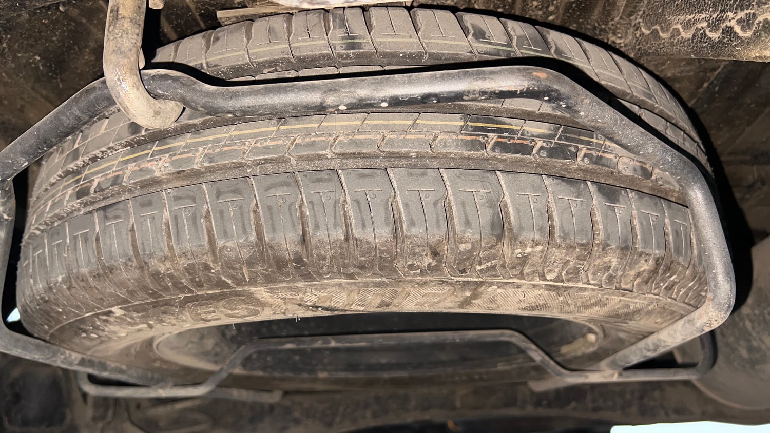 Used 2021 Maruti Suzuki New Ertiga ZXi Plus Petrol Manual tyres SPARE TYRE VIEW