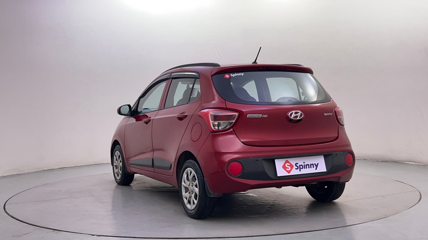 Used 2018 Hyundai Grand i10 Sportz 1.2 Kappa VTVT Petrol Manual exterior LEFT REAR CORNER VIEW