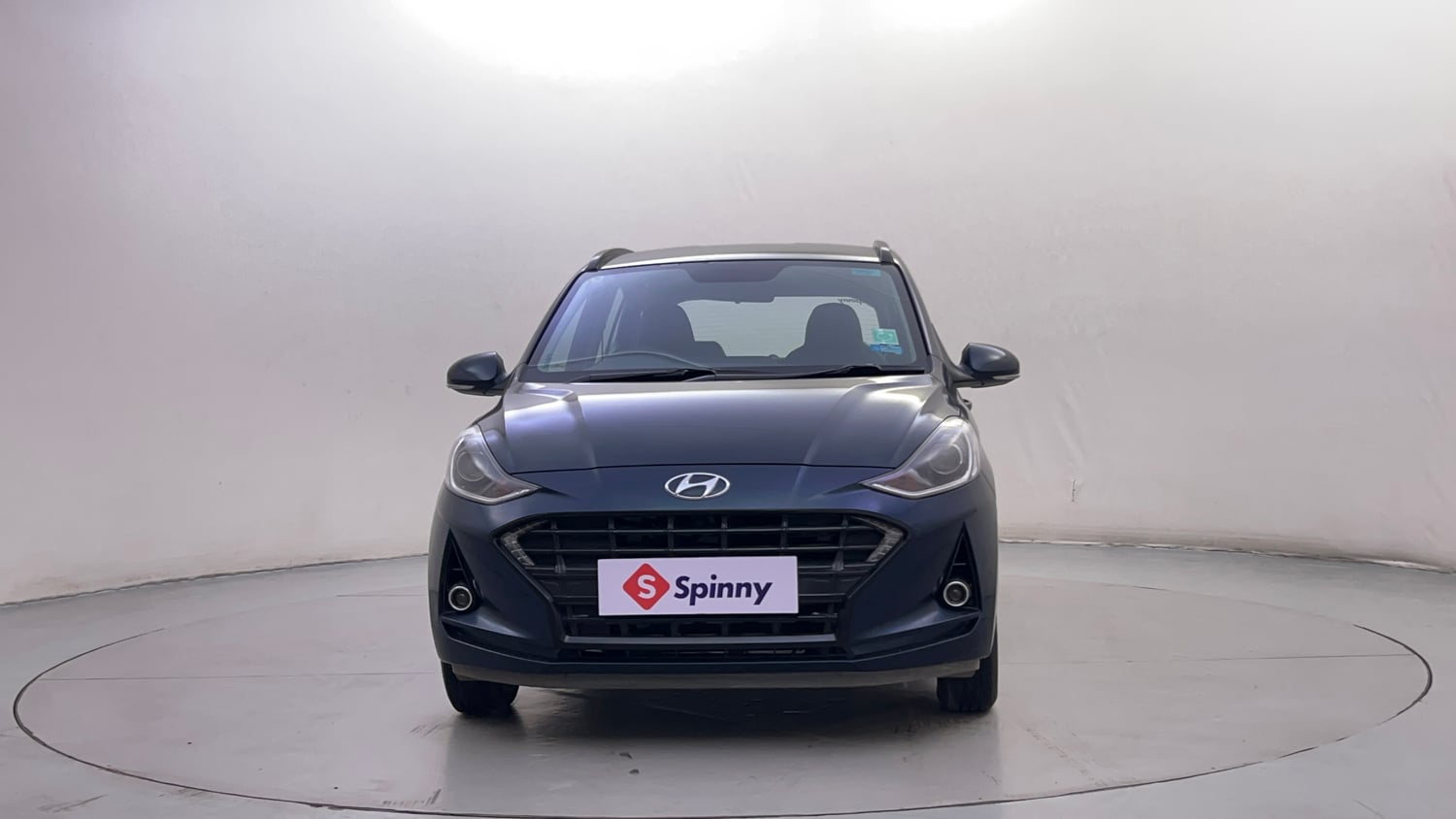 Used 2021 Hyundai Grand i10 Nios Sportz AMT 1.2 Kappa VTVT Petrol Automatic exterior FRONT VIEW
