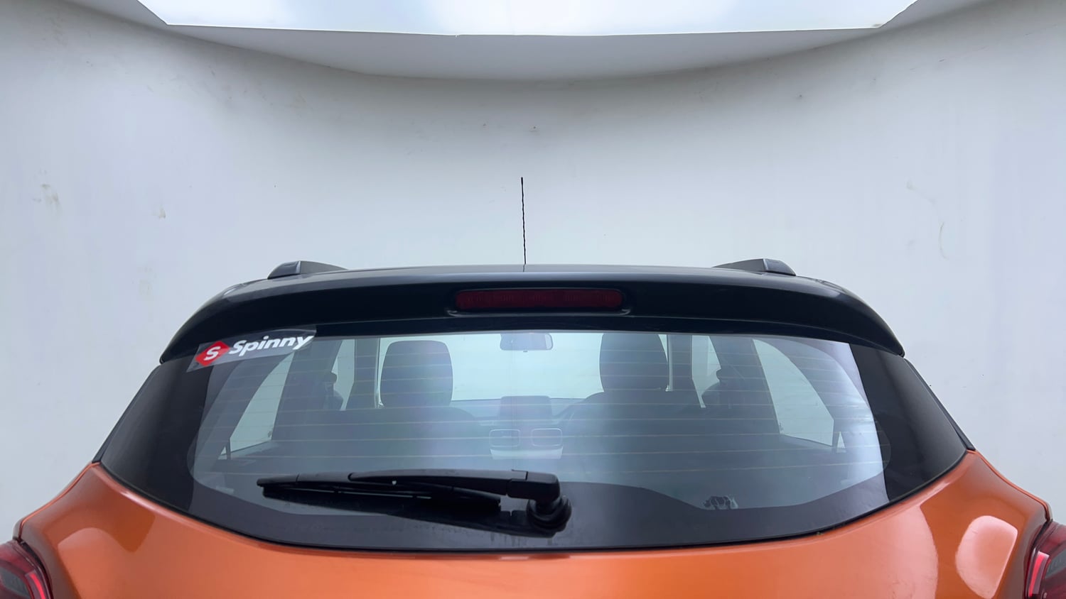 Used 2023 Tata Punch Creative Dual Tone AMT Petrol Automatic exterior BACK WINDSHIELD VIEW