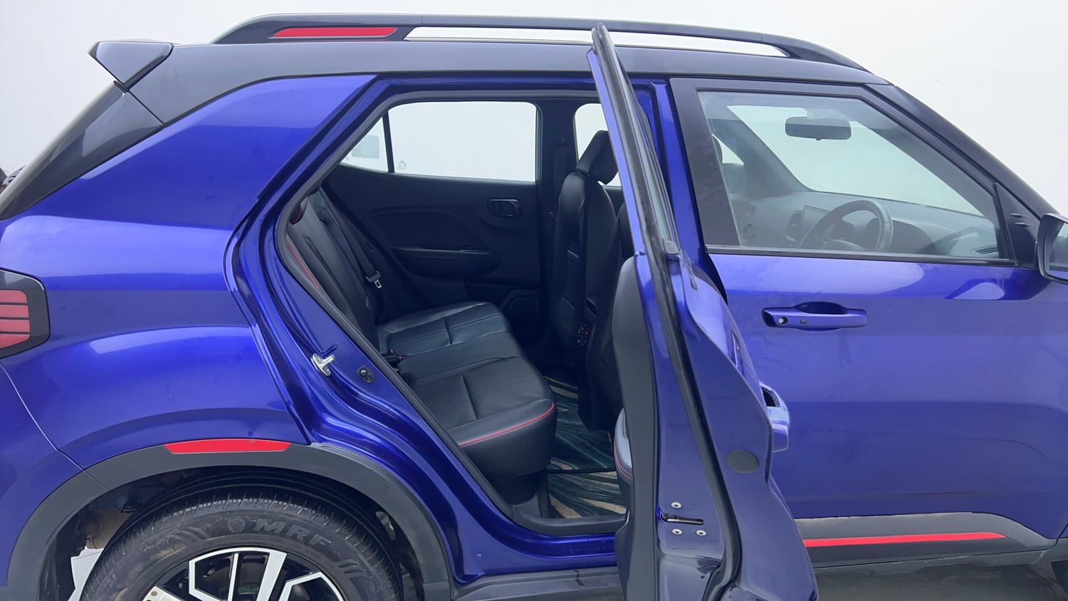 Used 2022 Hyundai Venue N-Line N6 DCT Dual Tone Petrol Automatic interior RIGHT SIDE REAR DOOR CABIN VIEW