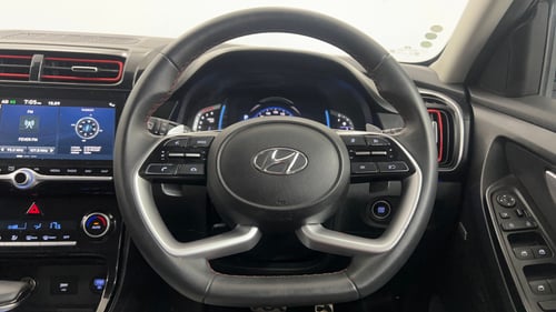 Used 2022 Hyundai Creta SX (O) 1.4 Turbo 7 DCT Petrol Automatic interior STEERING VIEW