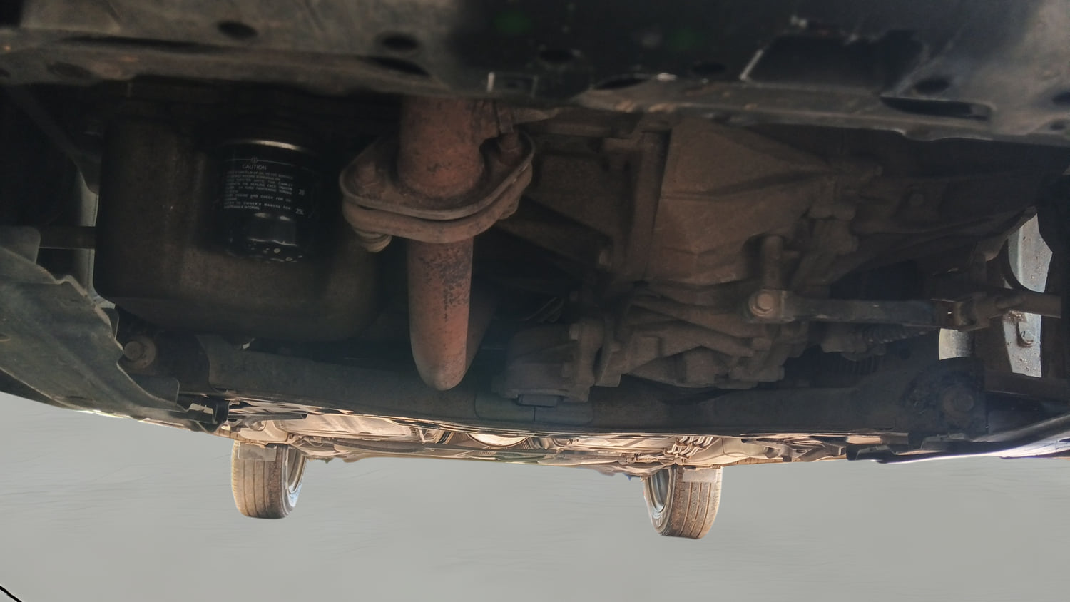 Used 2017 Maruti Suzuki Baleno Delta 1.2 Petrol Manual extra FRONT LEFT UNDERBODY VIEW
