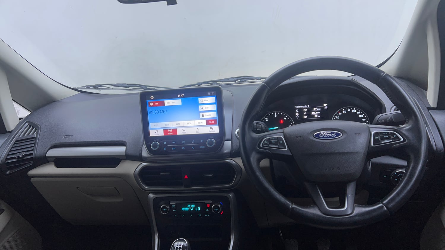 Used 2020 Ford EcoSport Titanium 1.5L TDCi Diesel Manual interior DASHBOARD VIEW