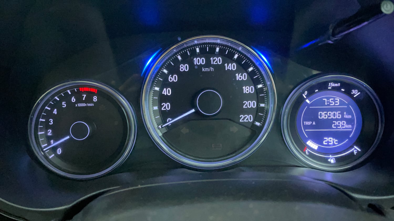 Used 2019 Honda City ZX Petrol Petrol Manual interior CLUSTERMETER VIEW