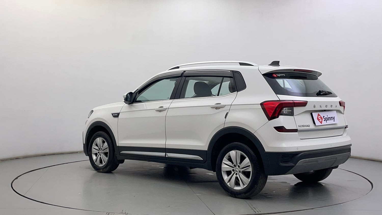 Used 2023 Skoda Kushaq Ambition 1.0L TSI MT Petrol Manual exterior LEFT REAR CORNER VIEW