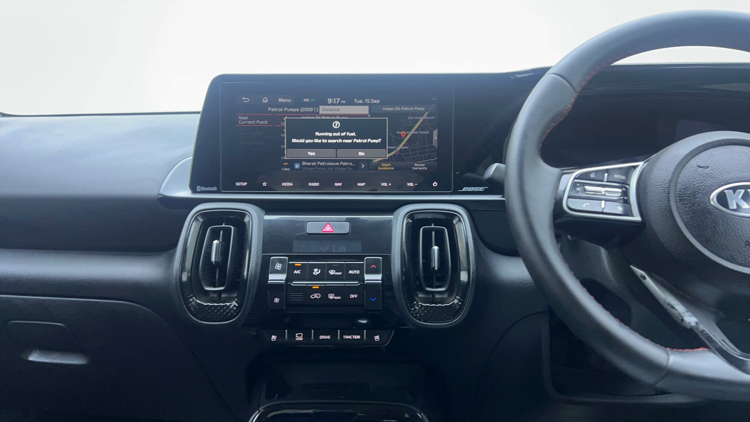 Used 2020 Kia Sonet GTX Plus 1.5 AT Diesel Automatic interior MUSIC SYSTEM & AC CONTROL VIEW