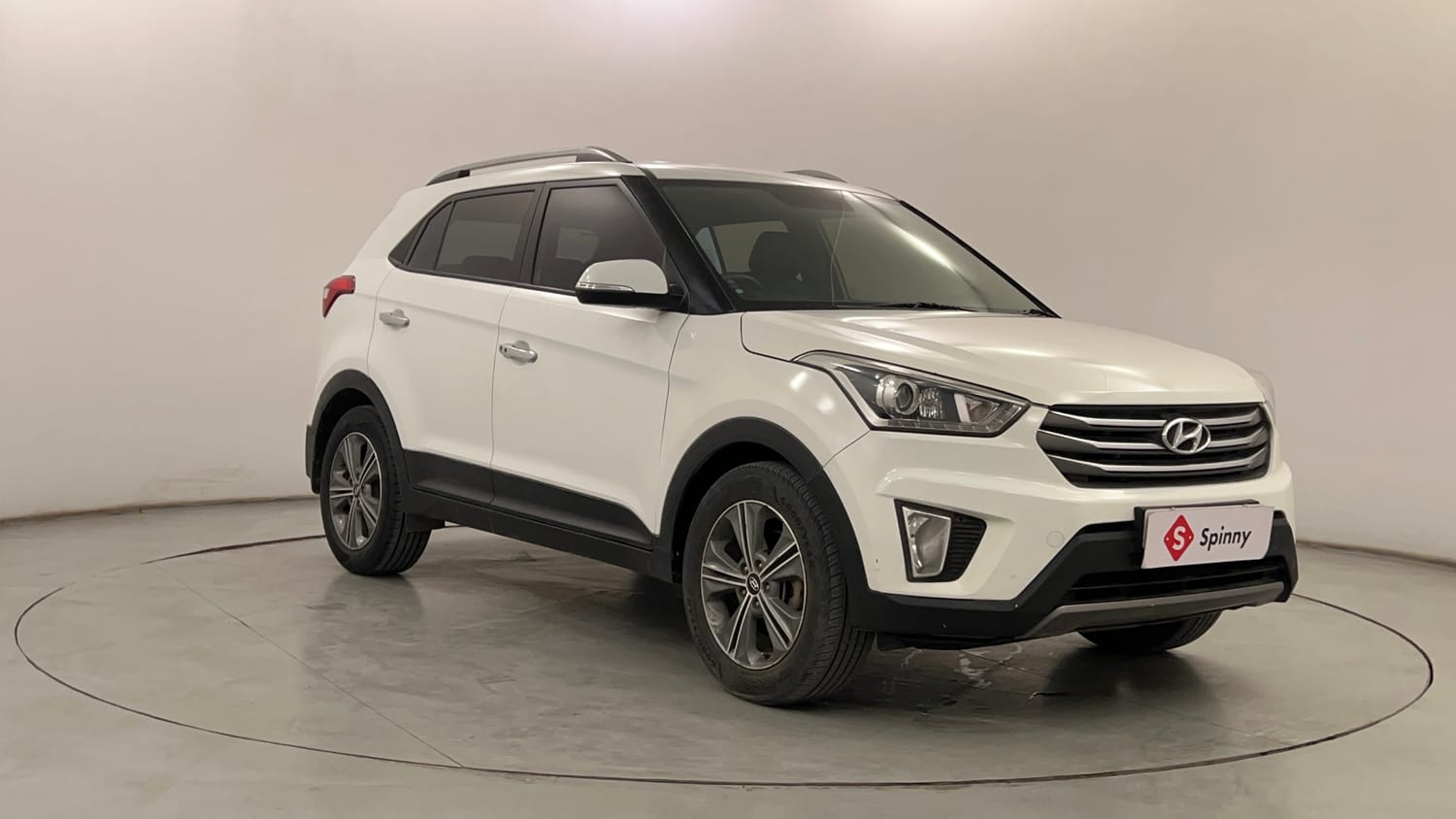 Used 2018 Hyundai Creta SX Plus 1.6 AT CRDI Diesel Automatic exterior RIGHT FRONT CORNER VIEW